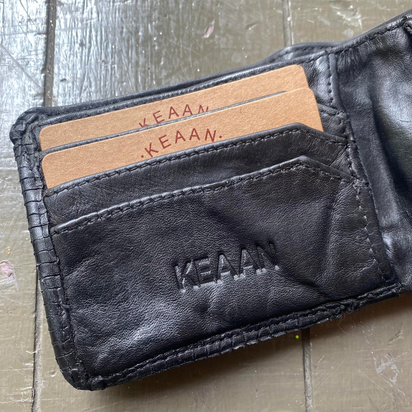 Black Gianni Men's Bi-Fold Wallet - La De Da