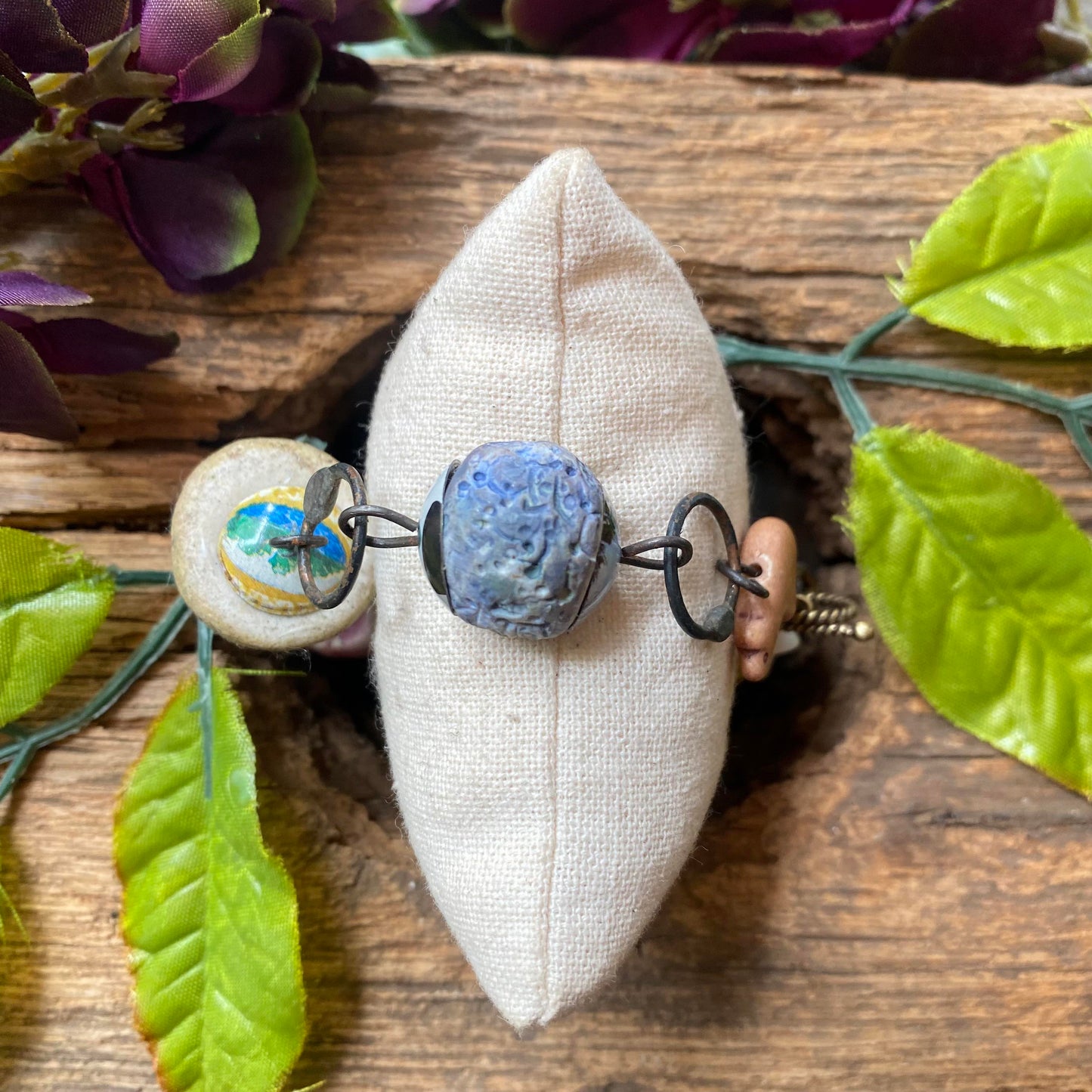 One Of A Kind Assemblage Bracelet - La De Da
