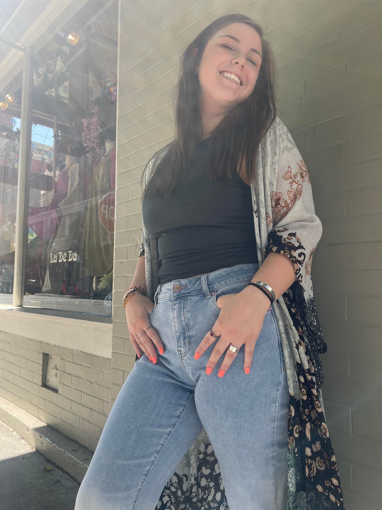 Ombré Wide Leg Jeans - La De Da