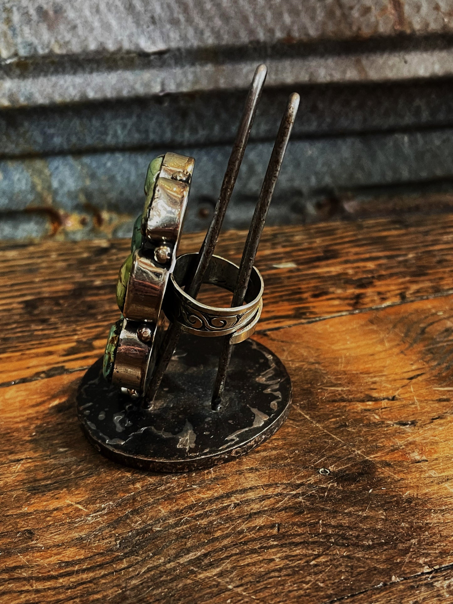 Turqouise Cluster OOAK Ring - La De Da