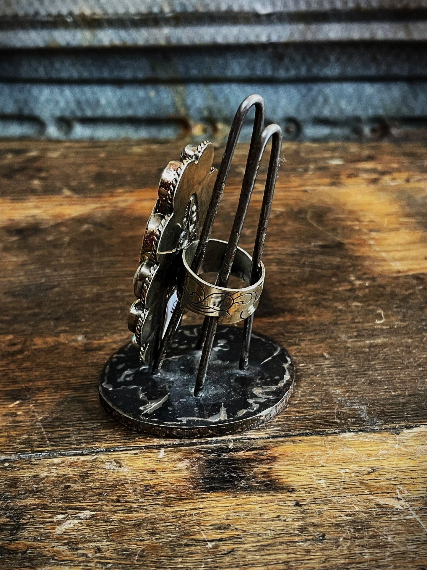 Turqouise Cluster OOAK Ring - La De Da