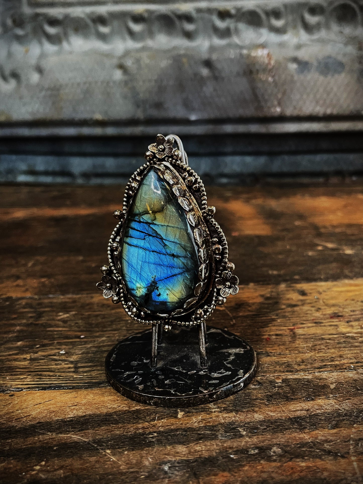 Labrodorite Dream Adjustable Ring - La De Da
