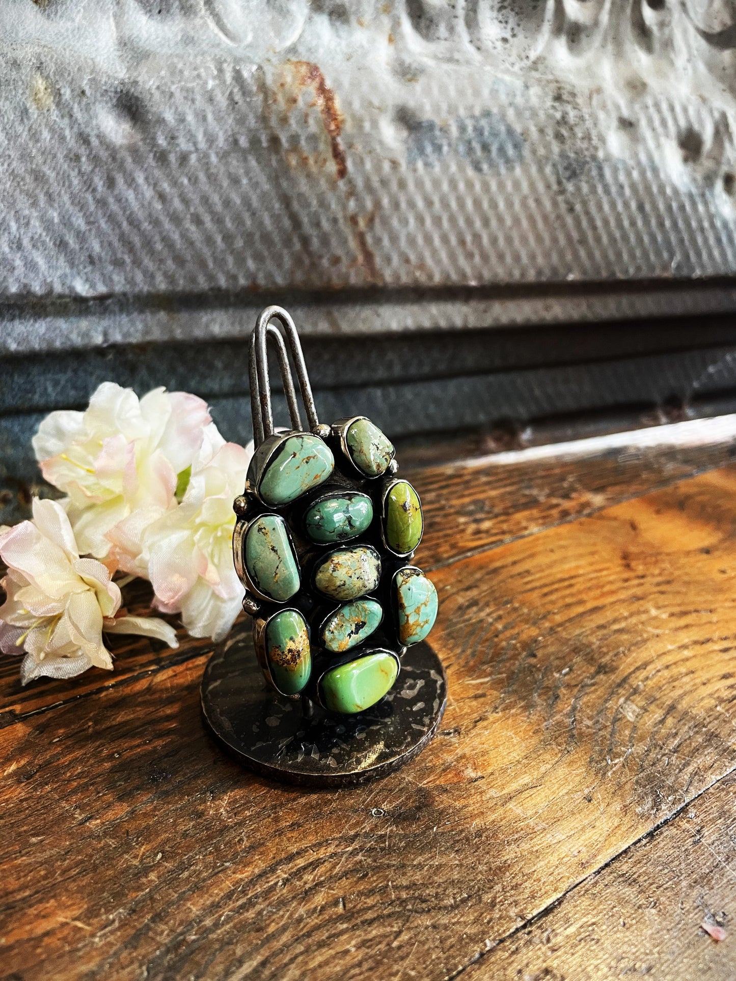 Turqouise Cluster OOAK Ring - La De Da