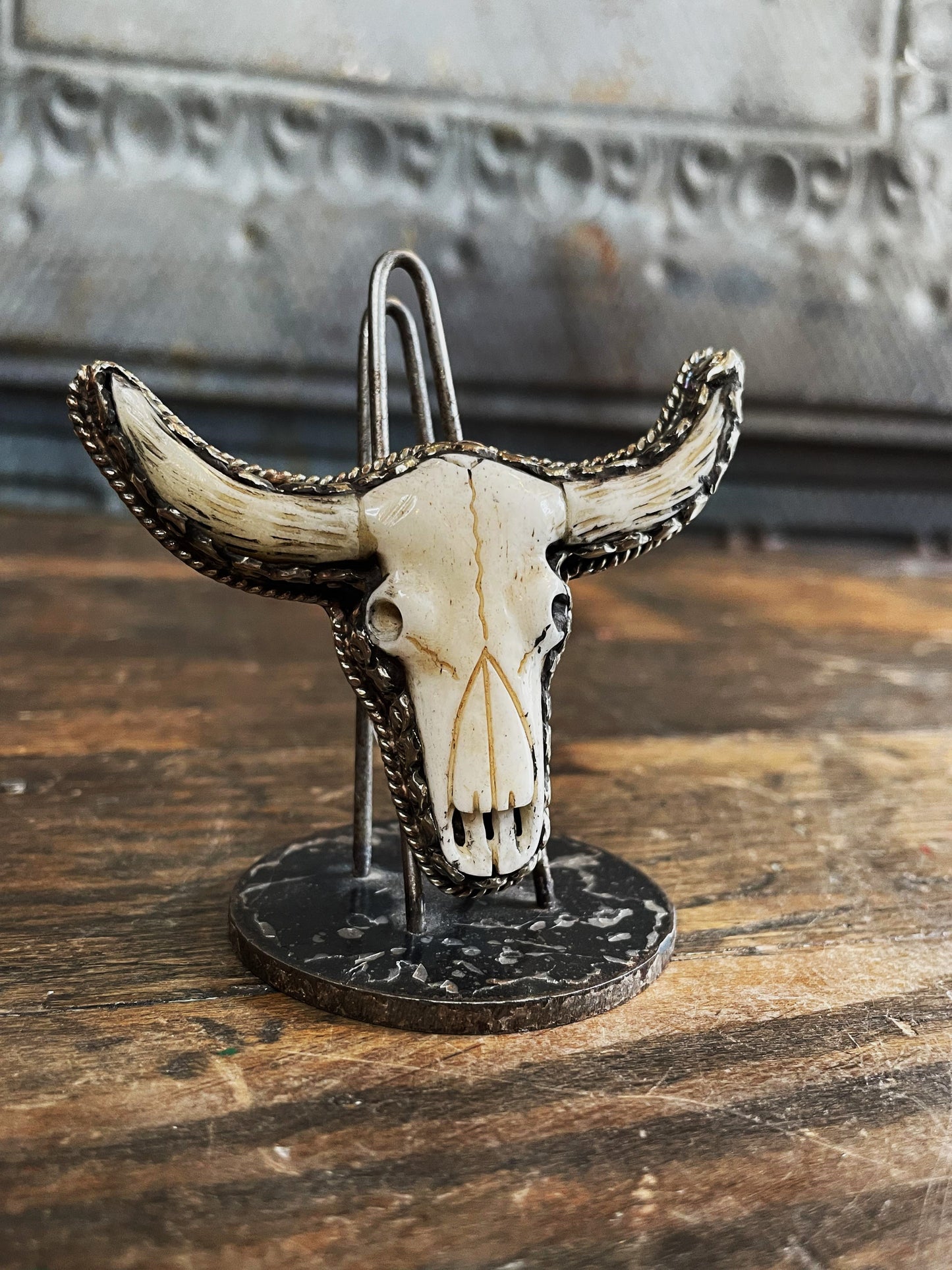 Bone Steer OOAK Ring - La De Da