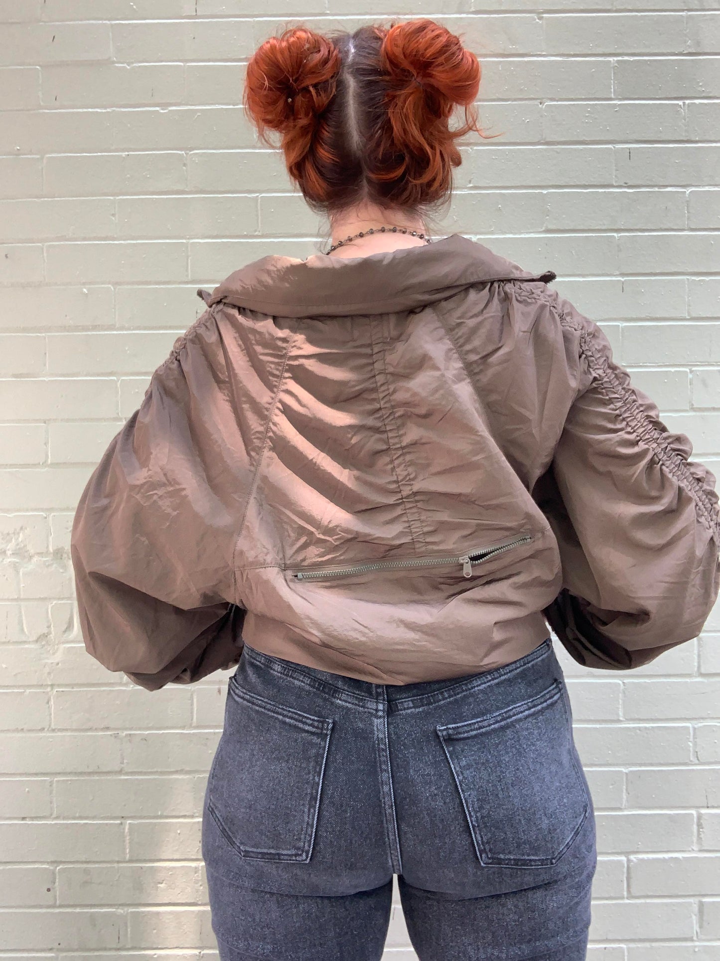 Dark Olive Way Home Packable Rain Jacket - La De Da