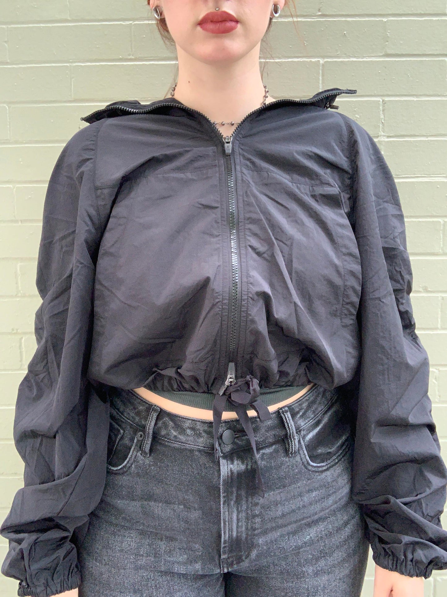 Black Way Home Packable Rain Jacket - La De Da