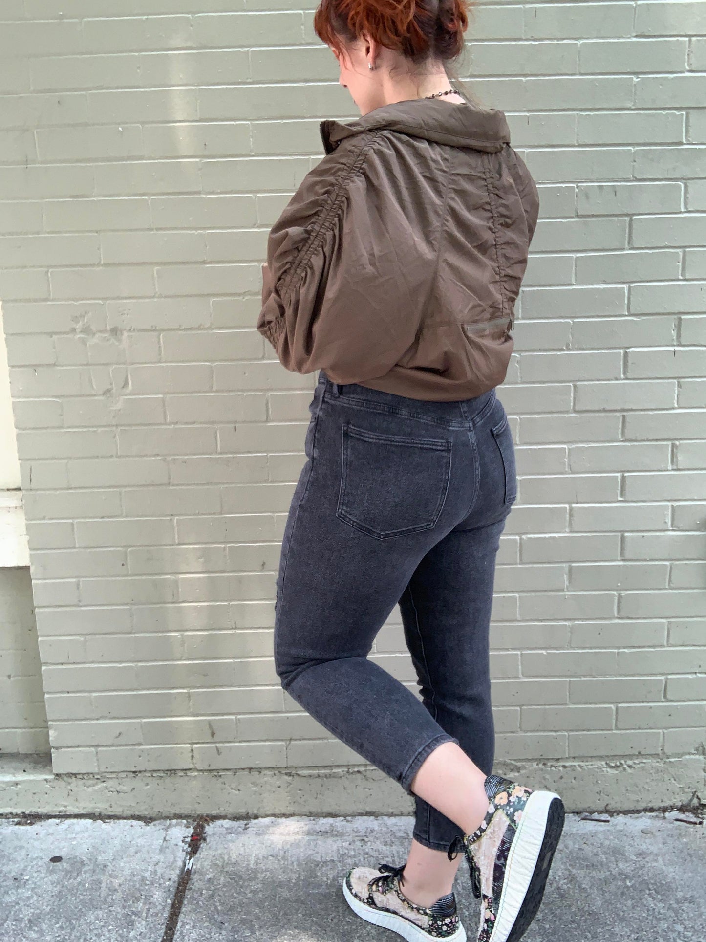 Dark Olive Way Home Packable Rain Jacket - La De Da