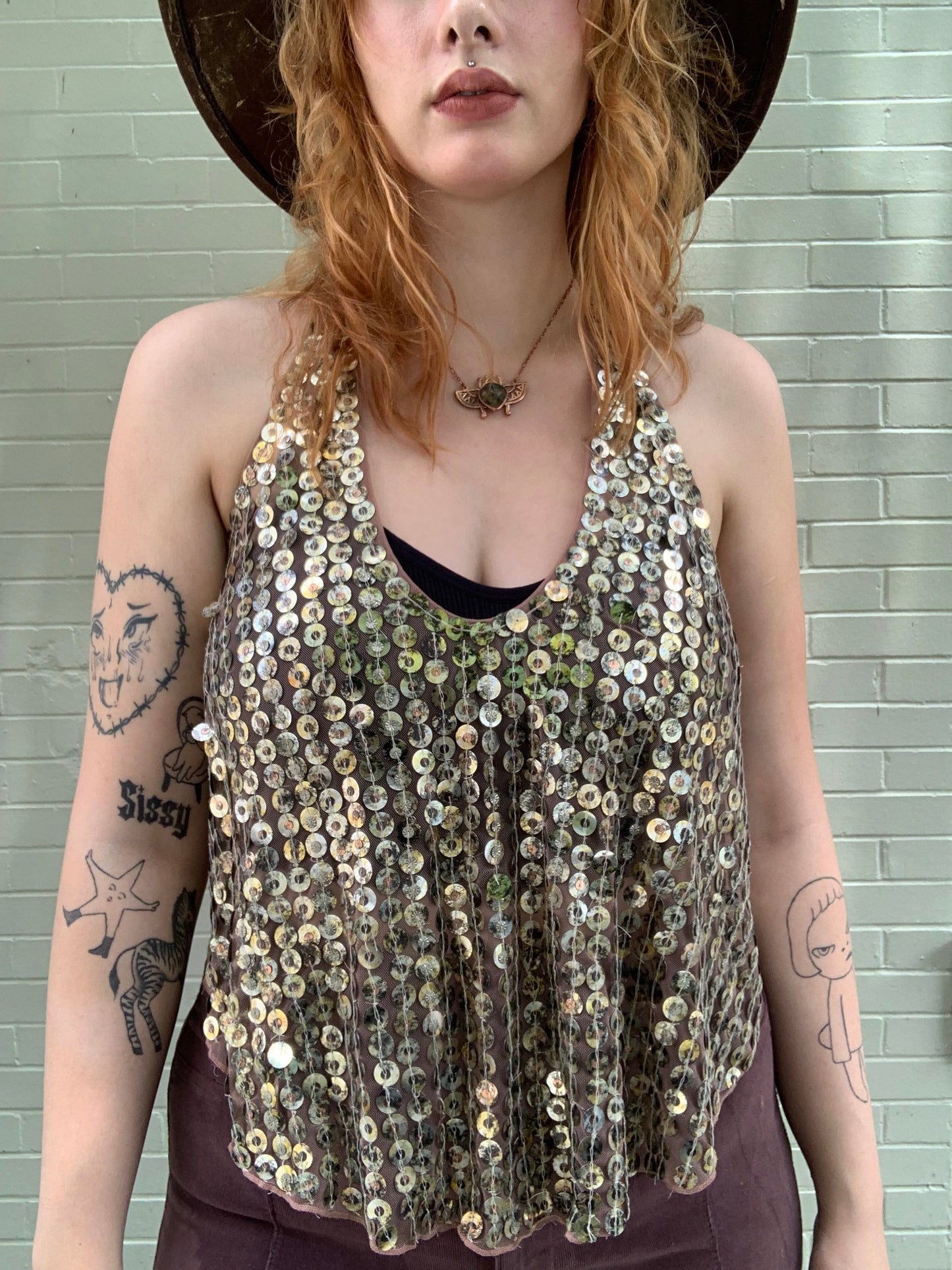 All That Glitters Gold Tank - La De Da