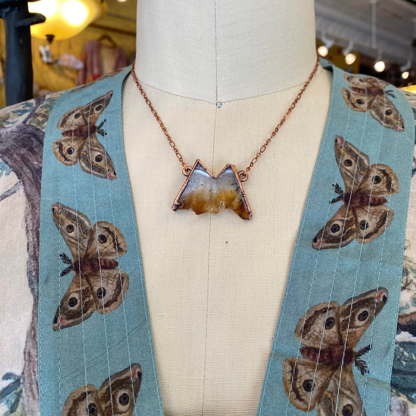 Citrine Mountain Necklace - La De Da