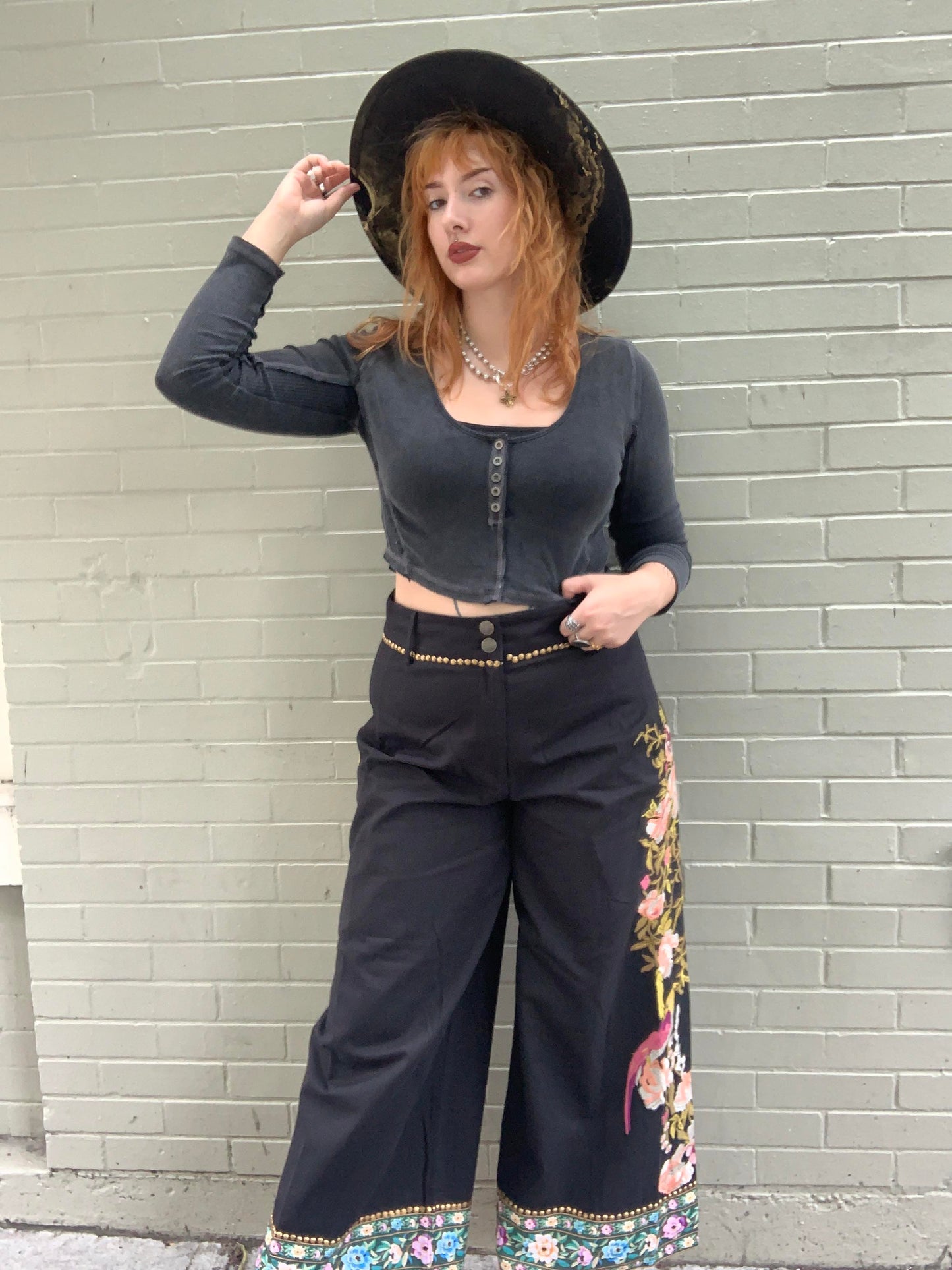 Floral Something Magical Pants - La De Da