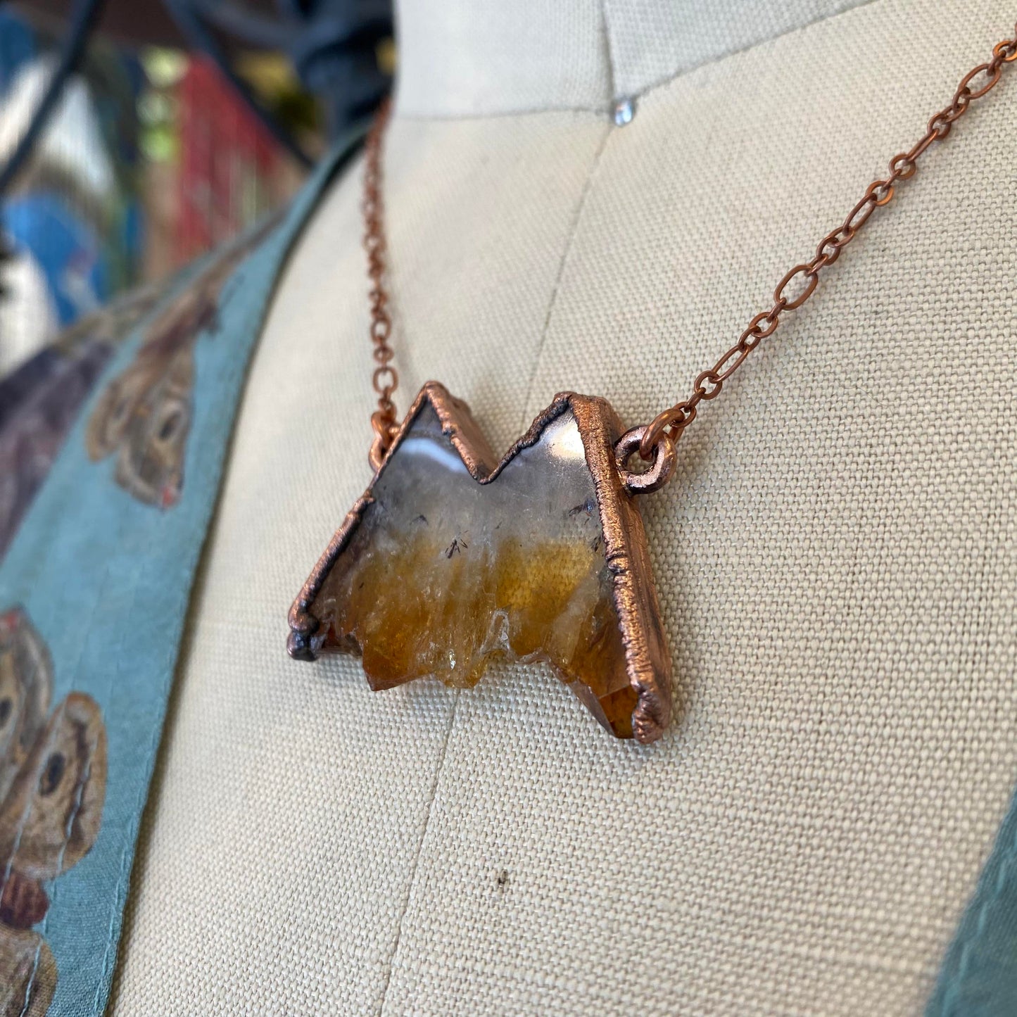 Citrine Mountain Necklace - La De Da