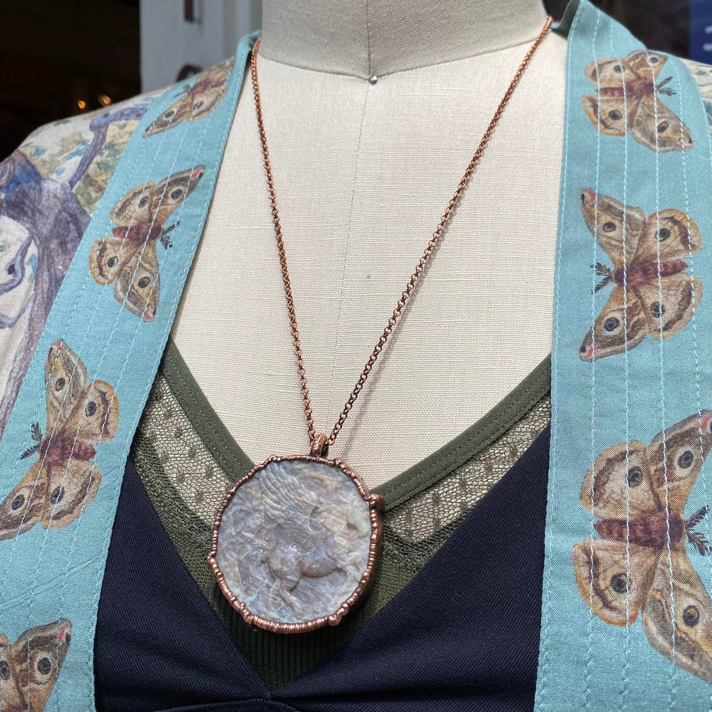 Sunstone Moonstone Alicorn Necklace - La De Da
