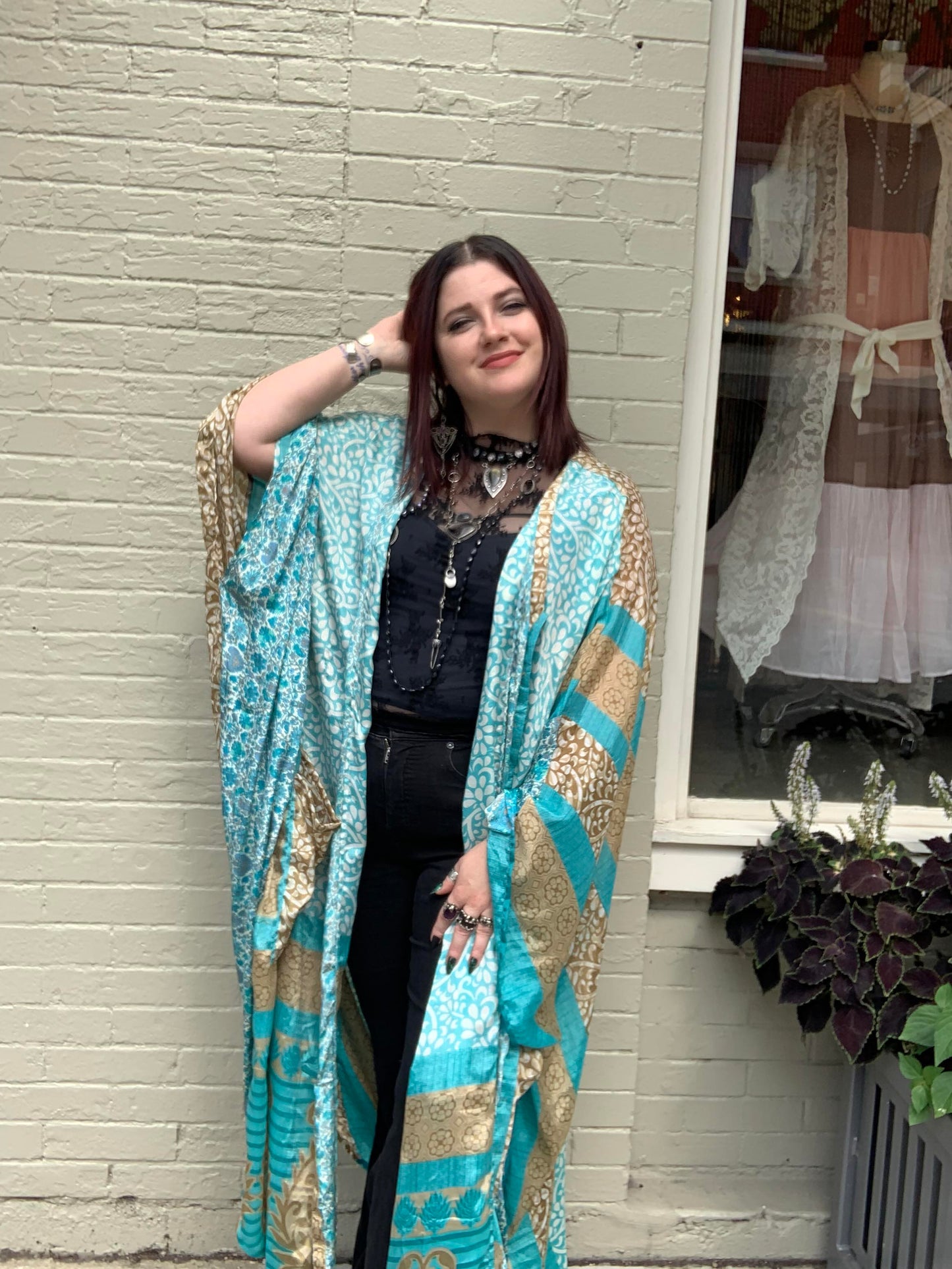 Sky Blue Bowie Muu Dress - La De Da