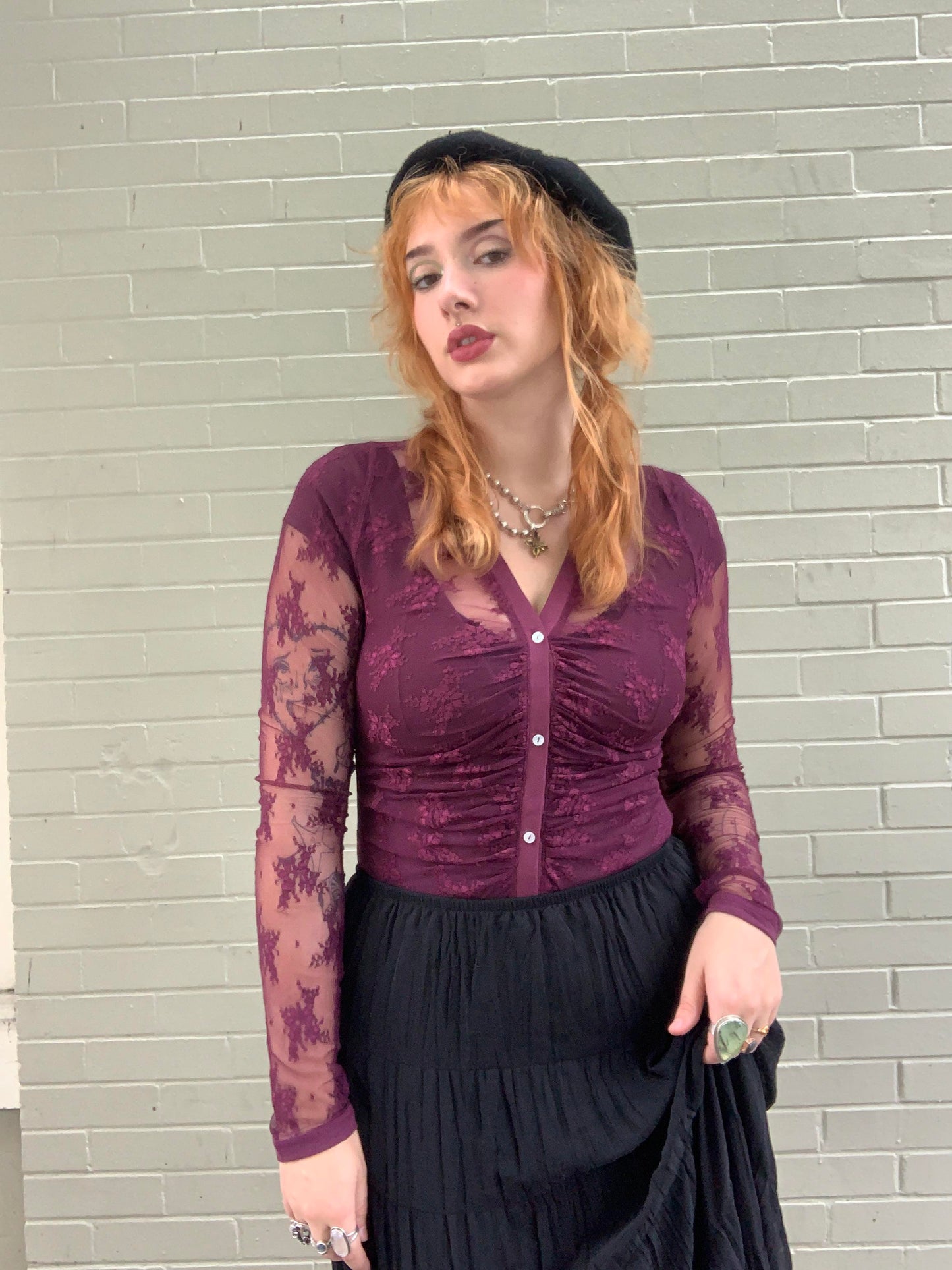 Precious Wine Lady Lux Bodysuit - La De Da
