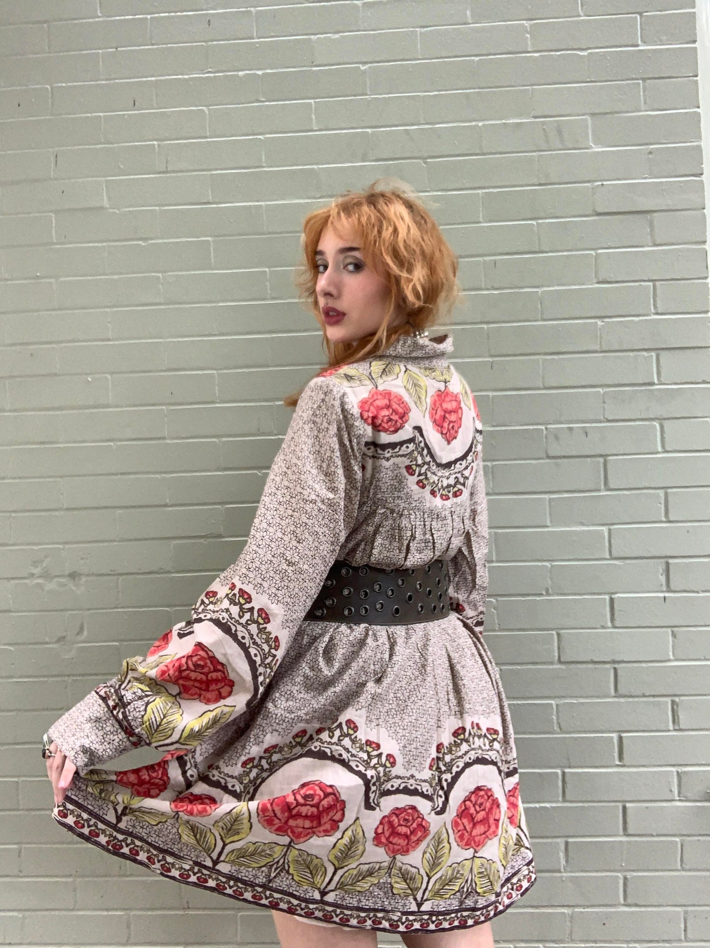 Smell The Roses Mini Dress - Tea Combo - La De Da