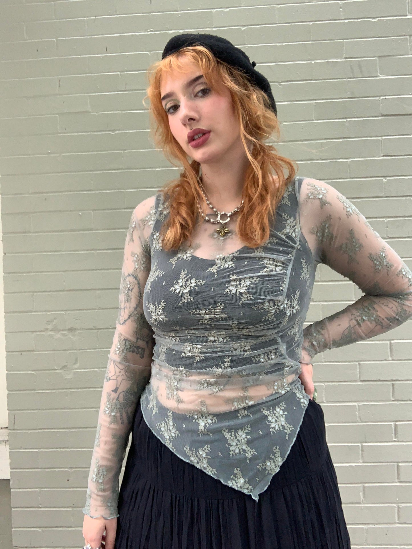 Green Tea Full Bloom Layering Top - La De Da