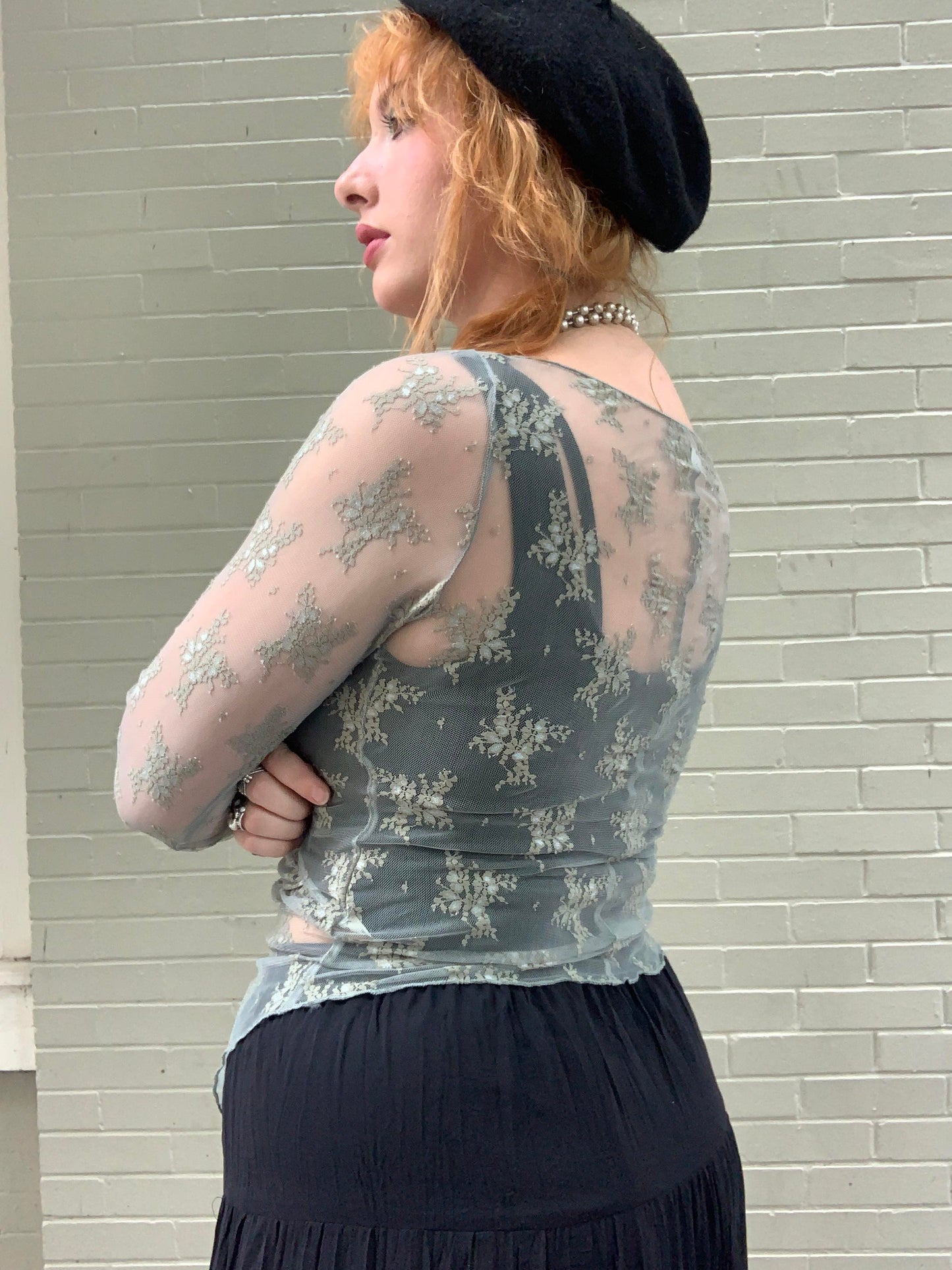 Green Tea Full Bloom Layering Top - La De Da