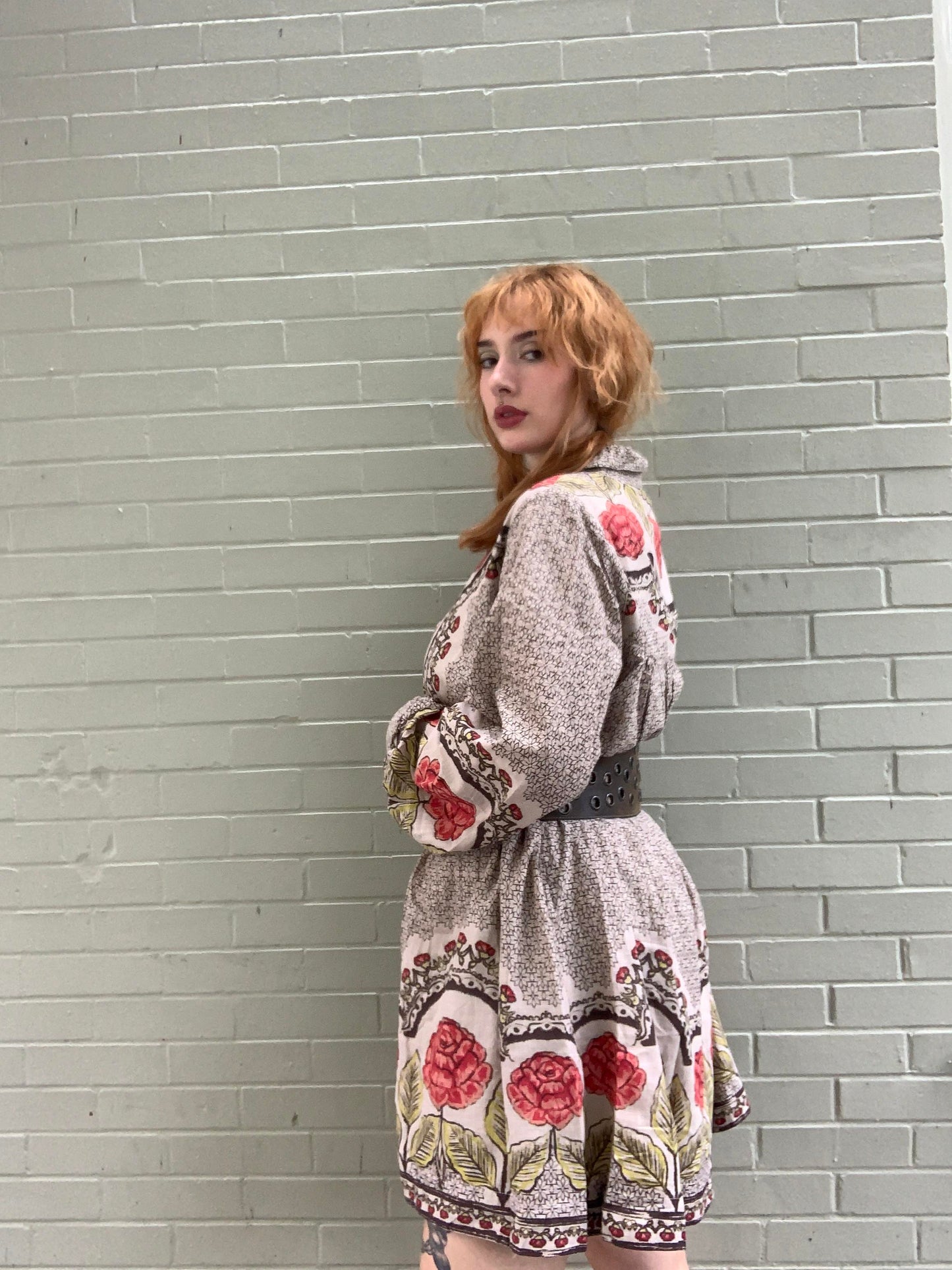 Smell The Roses Mini Dress - Tea Combo - La De Da