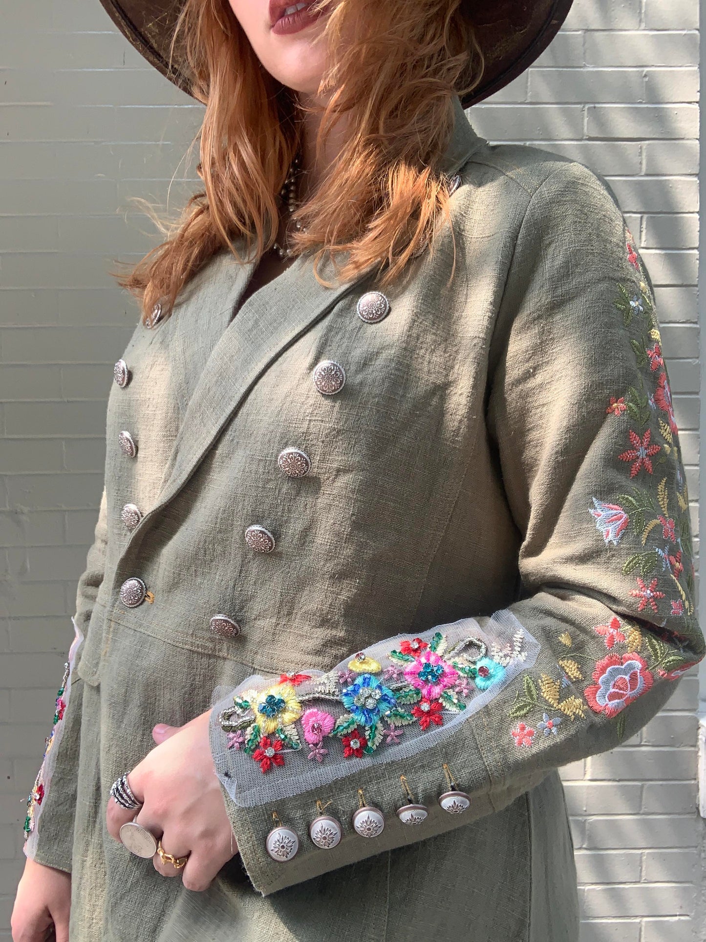 Army Green Cherish Coat - La De Da