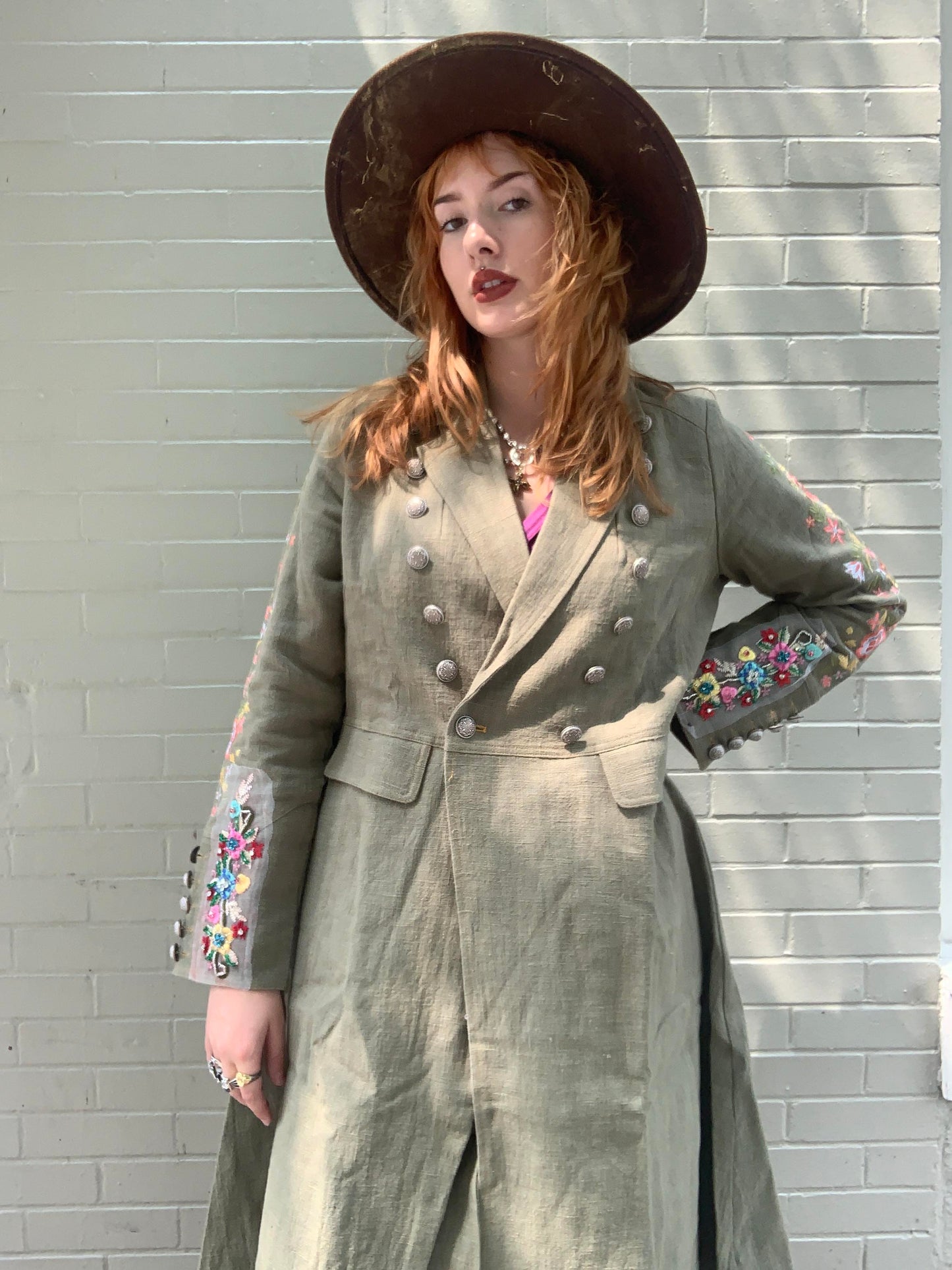 Army Green Cherish Coat - La De Da