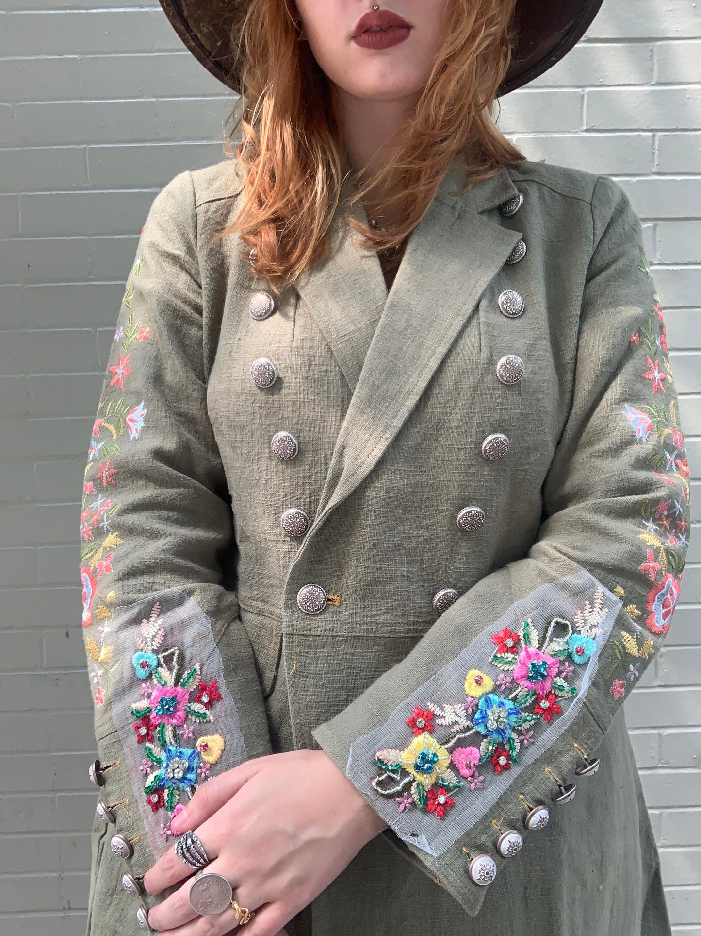Army Green Cherish Coat - La De Da