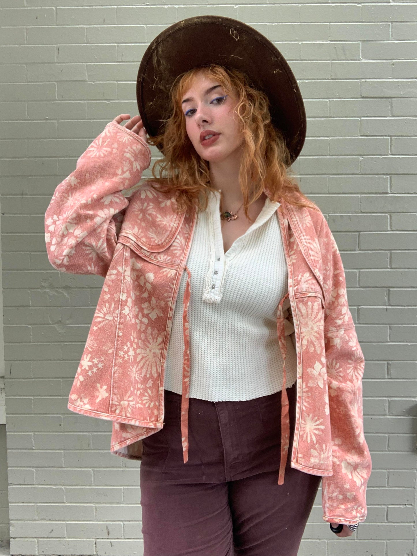 Lua Bed Jacket - Apricot - La De Da