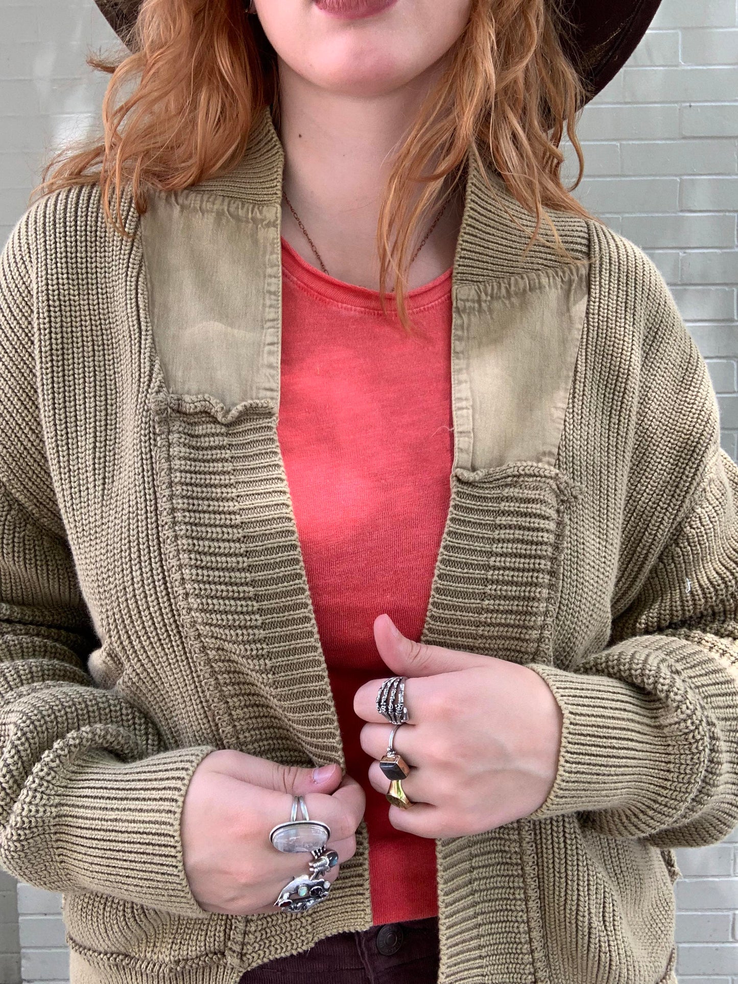 Worn Thru Surplus Cardi - La De Da
