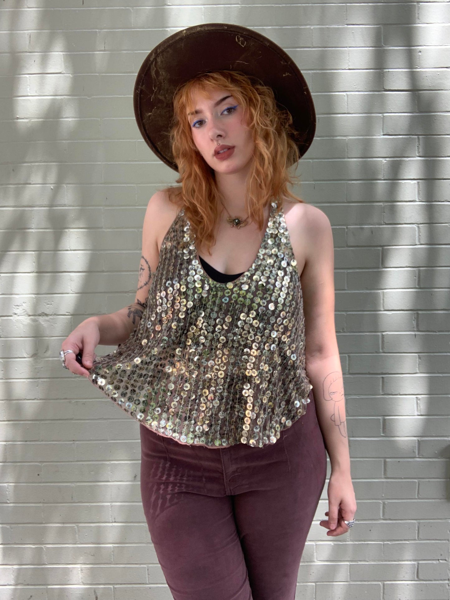 All That Glitters Gold Tank - La De Da
