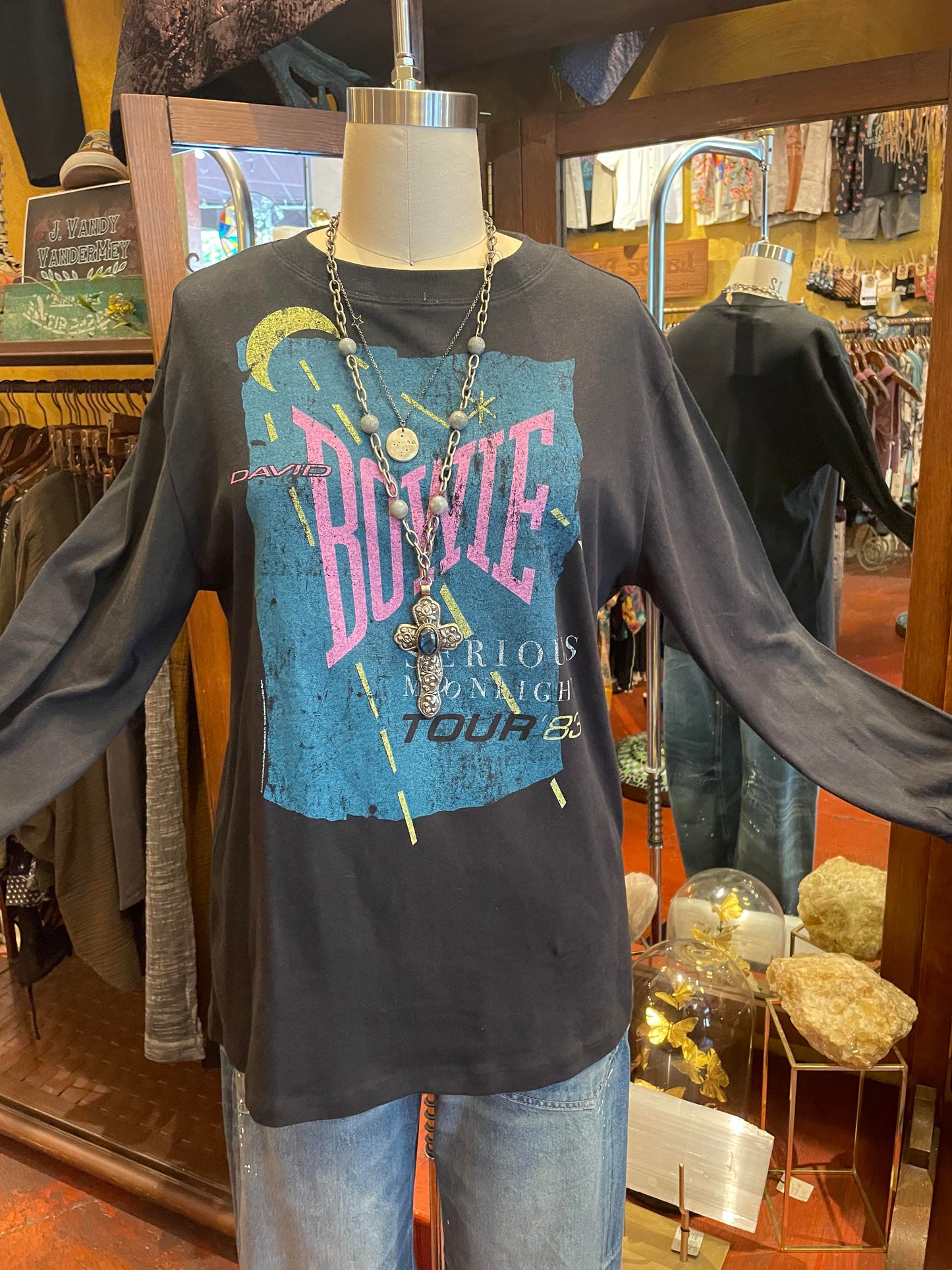 Serious Moonlight David Bowie Tee - La De Da