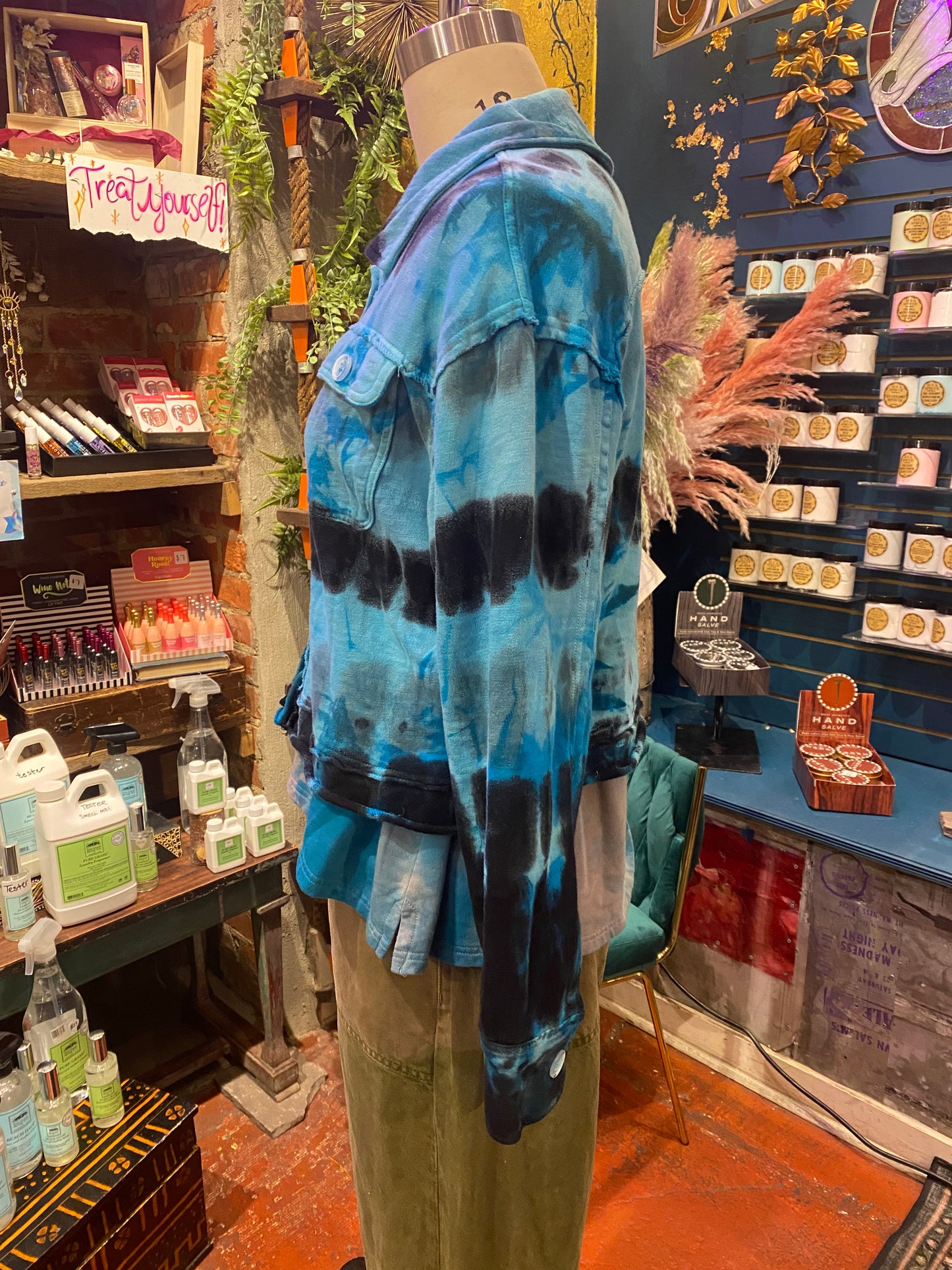 Custom Dyed Jacket - Blue