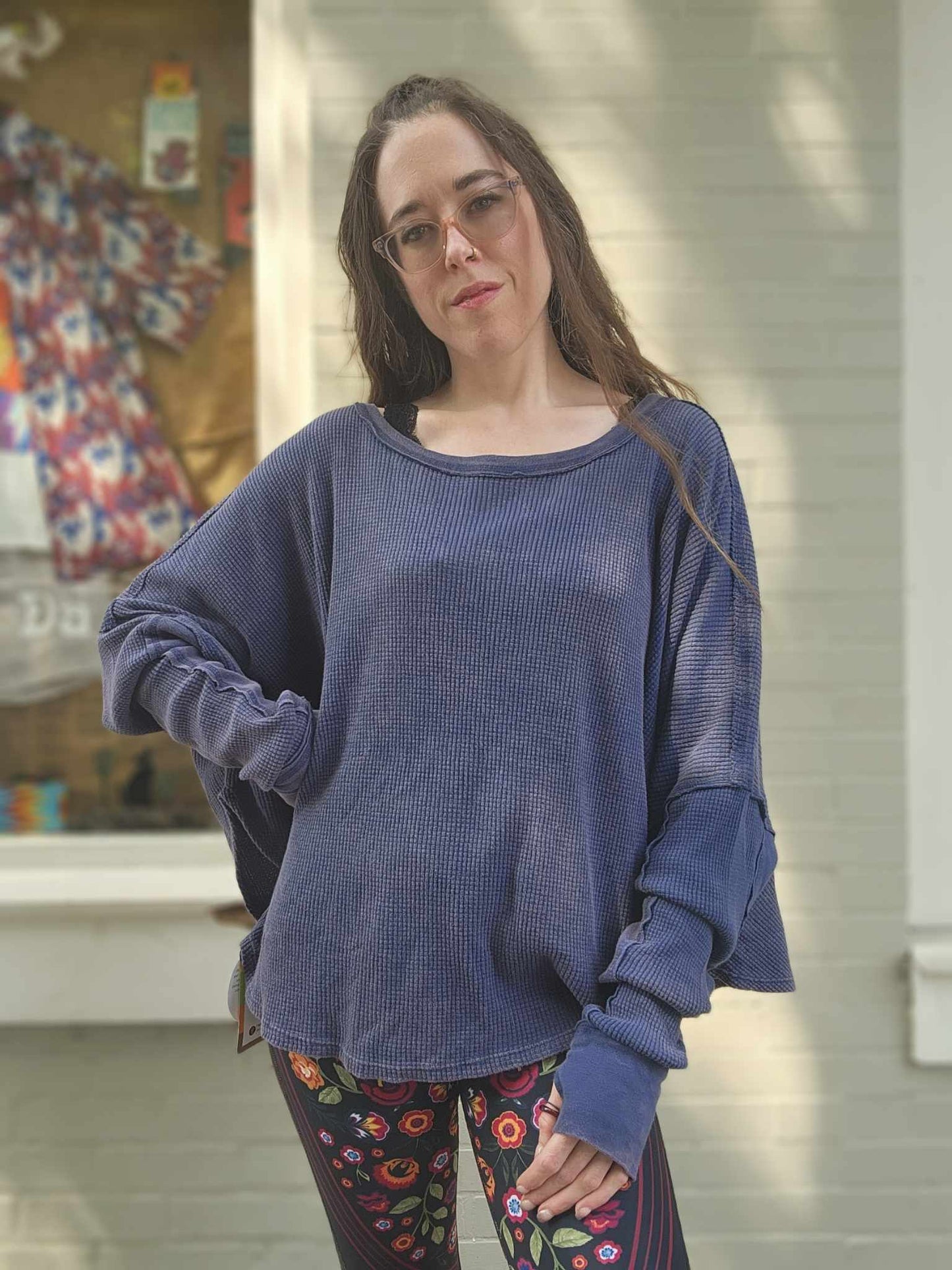 Microphone Drop Thermal - Navy - La De Da