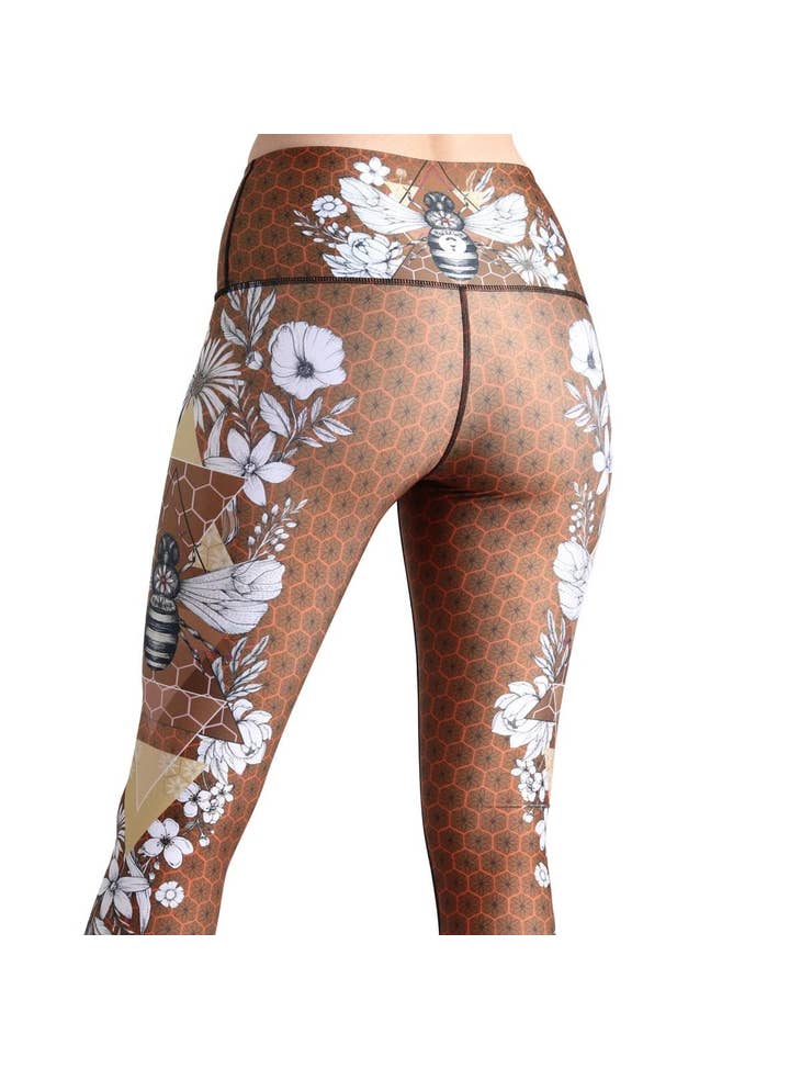 Beeloved Printed Yoga Leggings - La De Da