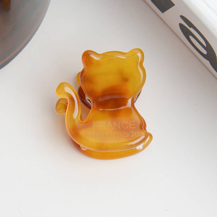 Mini Cute Cat Hair Clip - La De Da