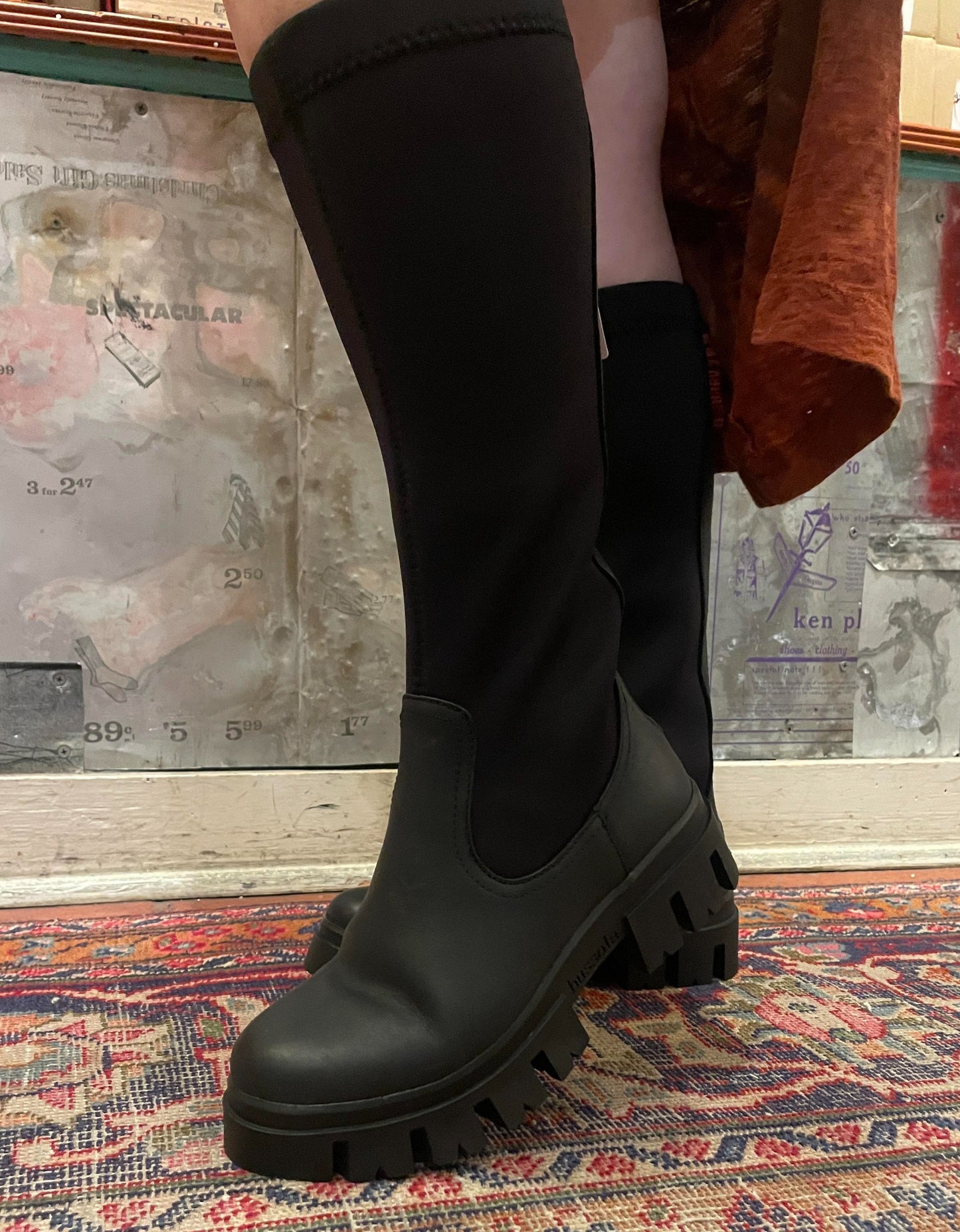 Charlize Chunky Boots - La De Da