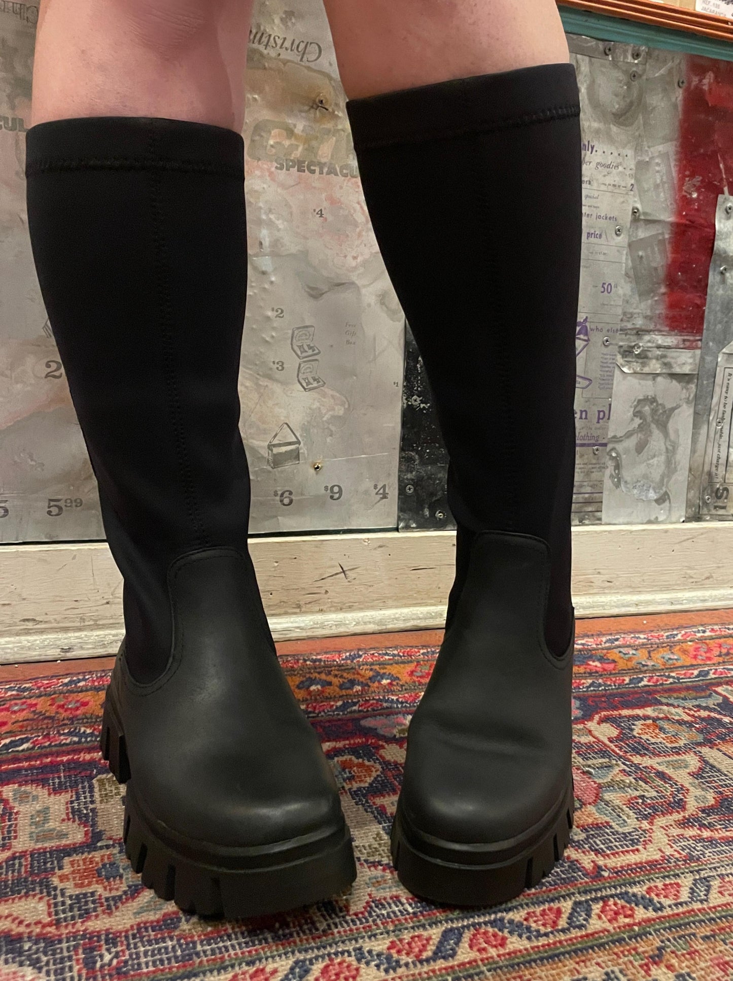 Charlize Chunky Boots - La De Da