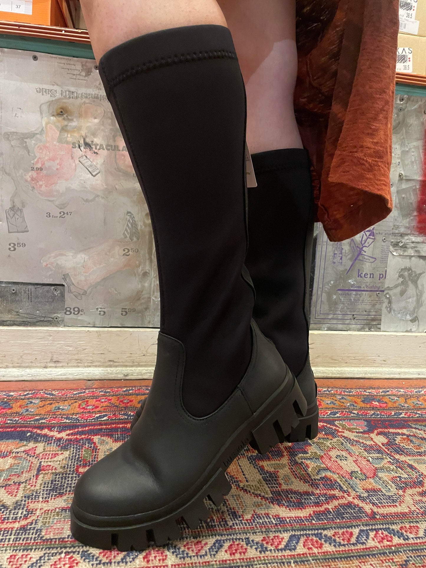Charlize Chunky Boots - La De Da