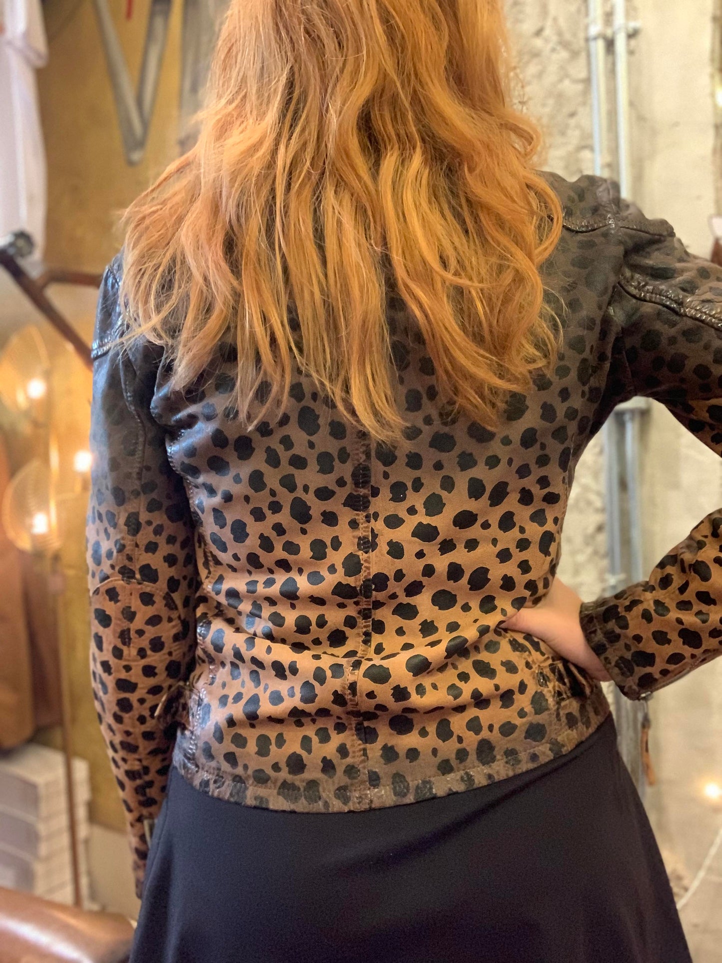 Valentina Snow Leopard Jacket - La De Da