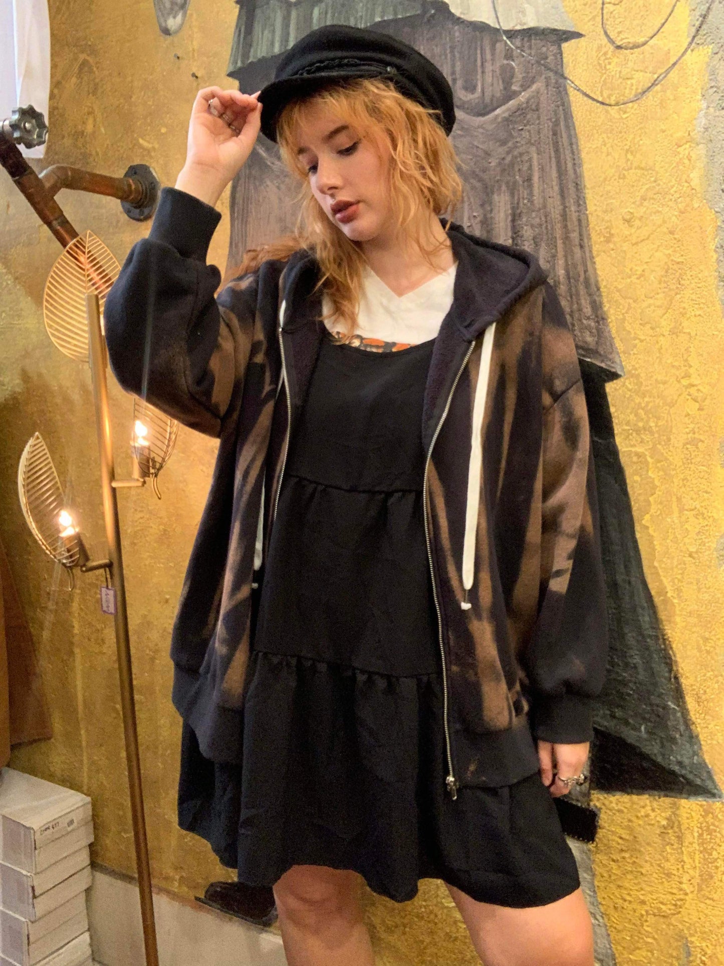 Custom Dyed Hoodie - La De Da
