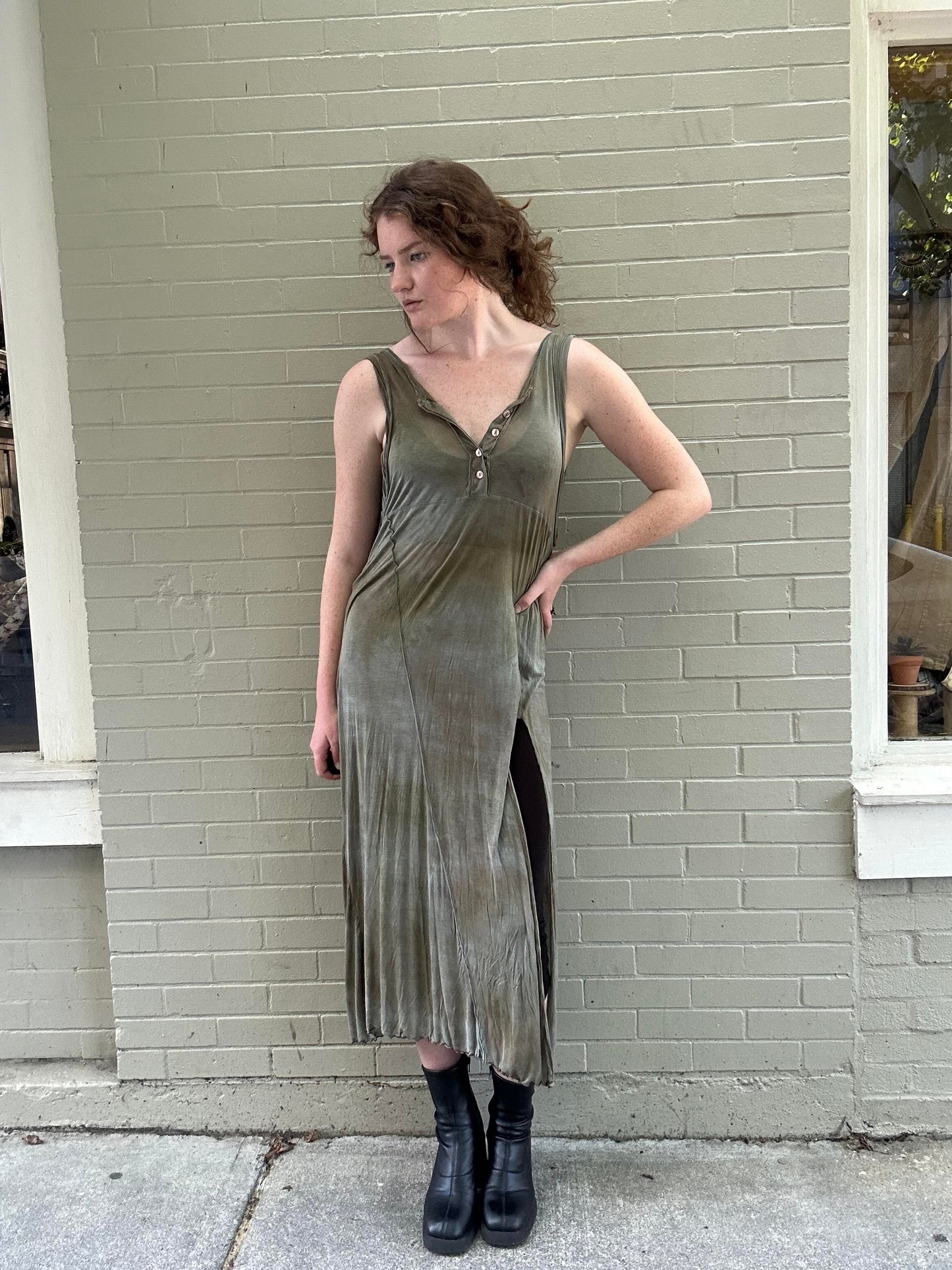 Custom Dyed Slip Dress - La De Da