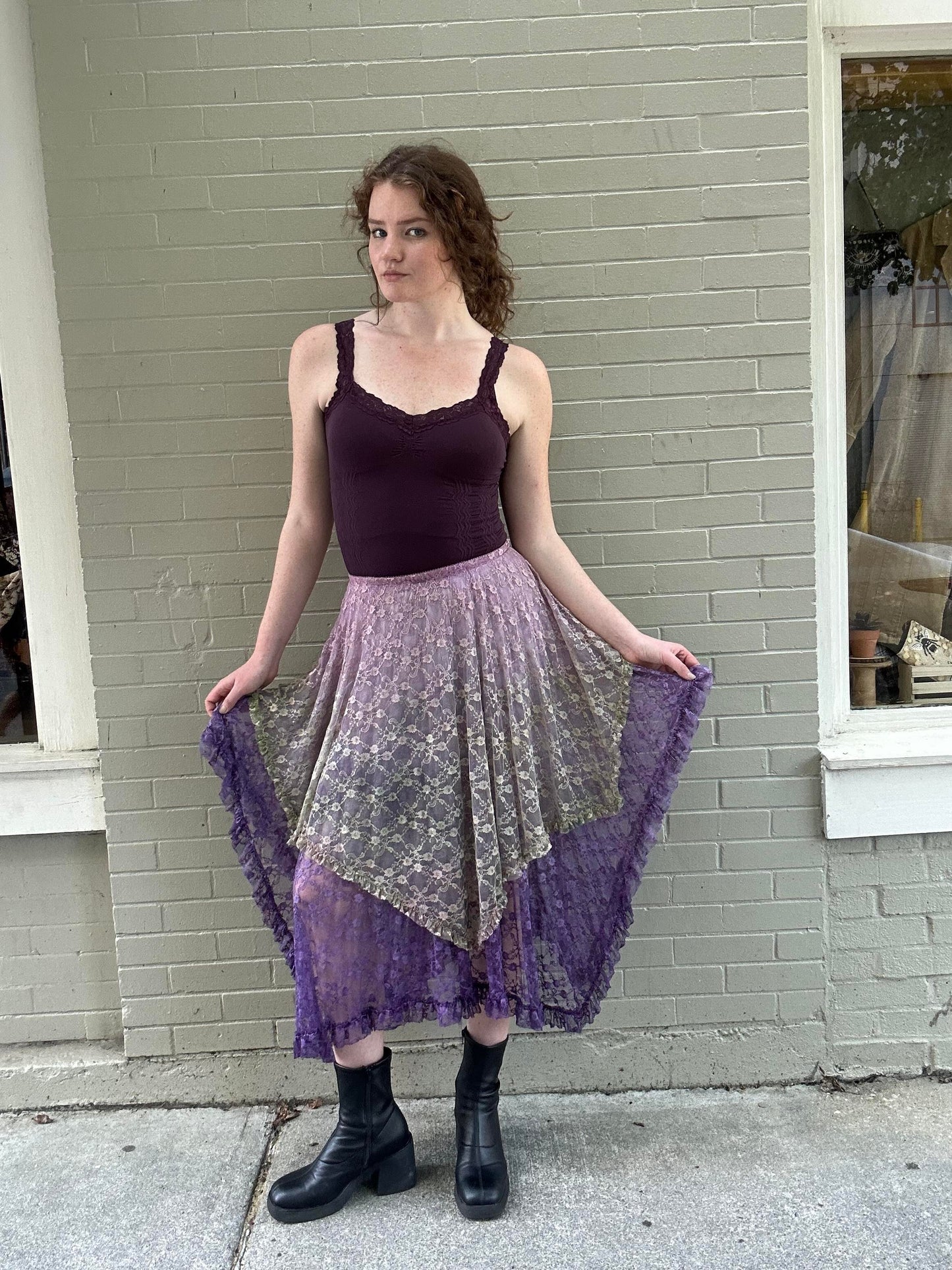 Custom Dyed Slip Skirt - La De Da