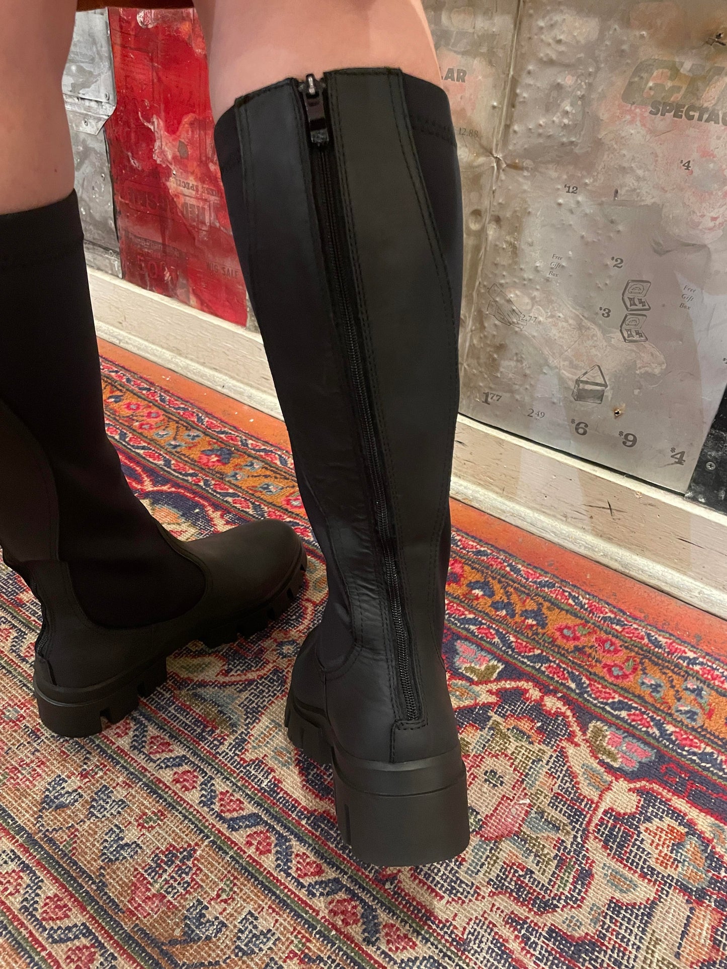 Charlize Chunky Boots - La De Da