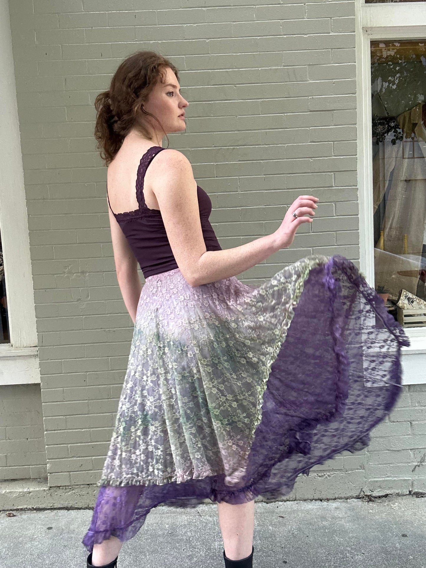 Custom Dyed Slip Skirt - La De Da