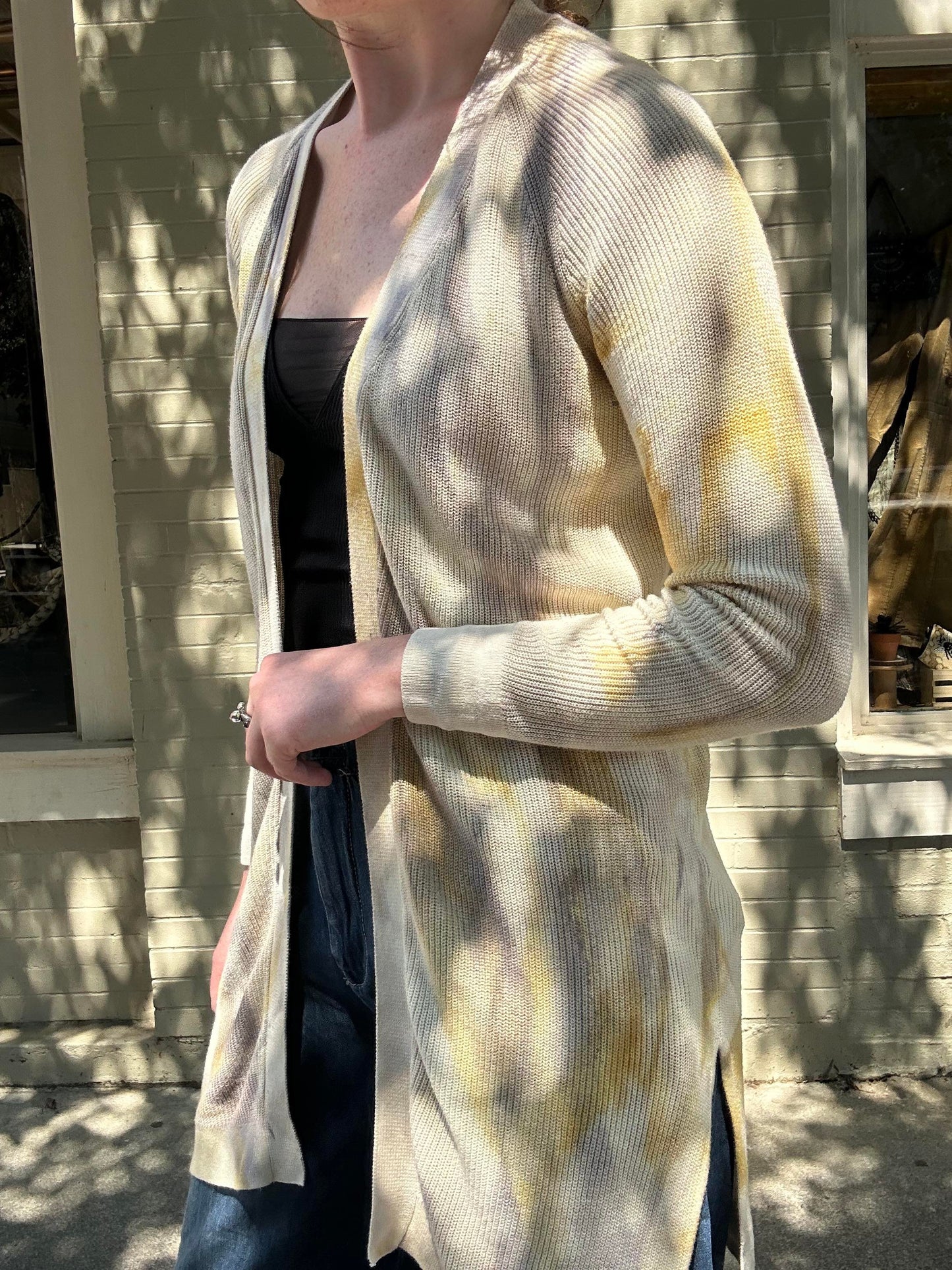 Custom Dyed Cardigan - La De Da