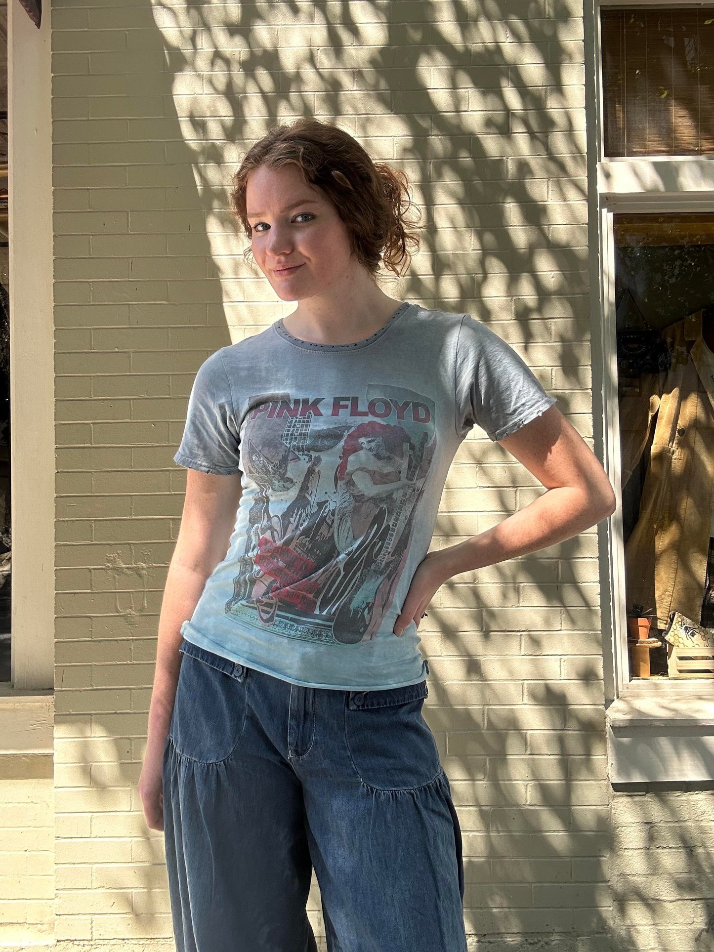 Custom Dyed Pink Floyd Tee - La De Da