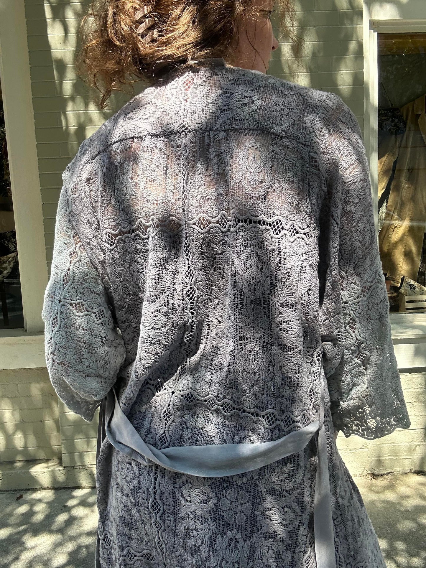 Custom Dyed Belted Kimono - La De Da