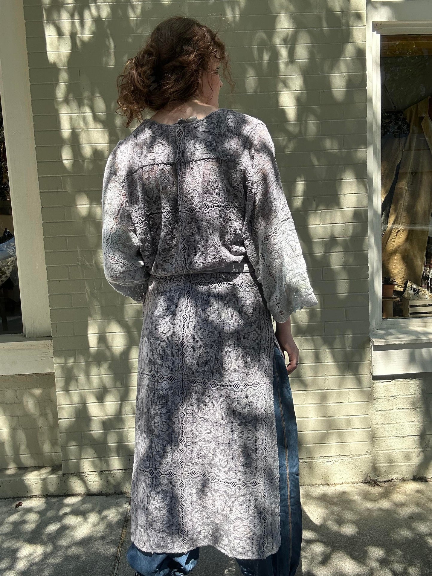 Custom Dyed Belted Kimono - La De Da
