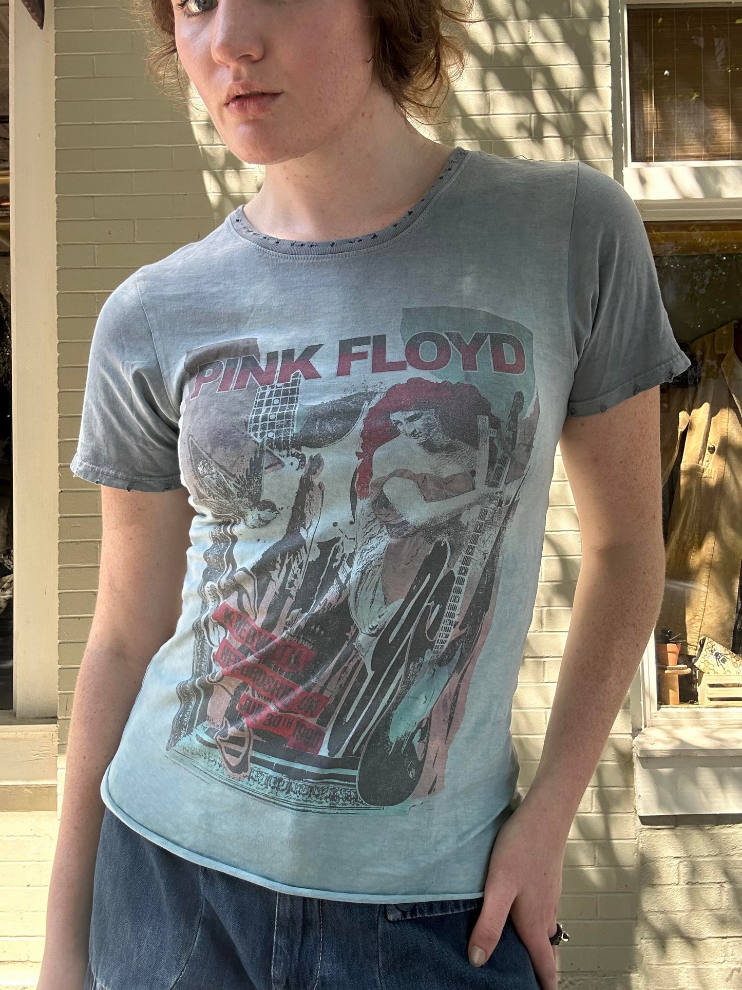 Custom Dyed Pink Floyd Tee - La De Da