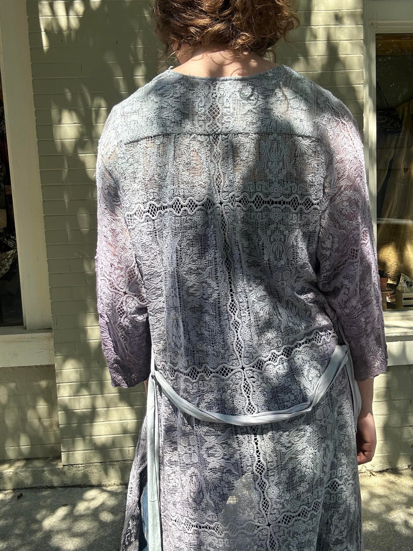 Custom Dyed Belted Kimono - La De Da