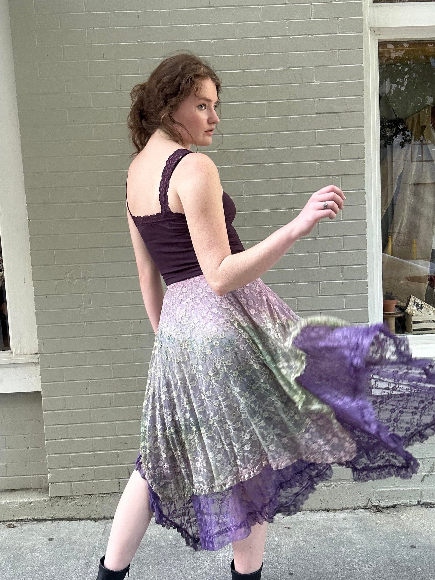 Custom Dyed Slip Skirt - La De Da