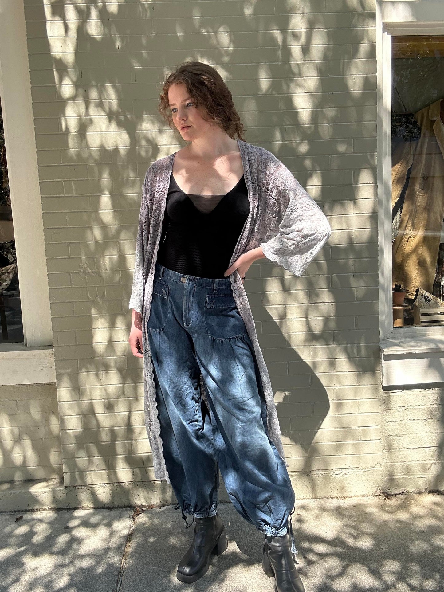 Custom Dyed Belted Kimono - La De Da